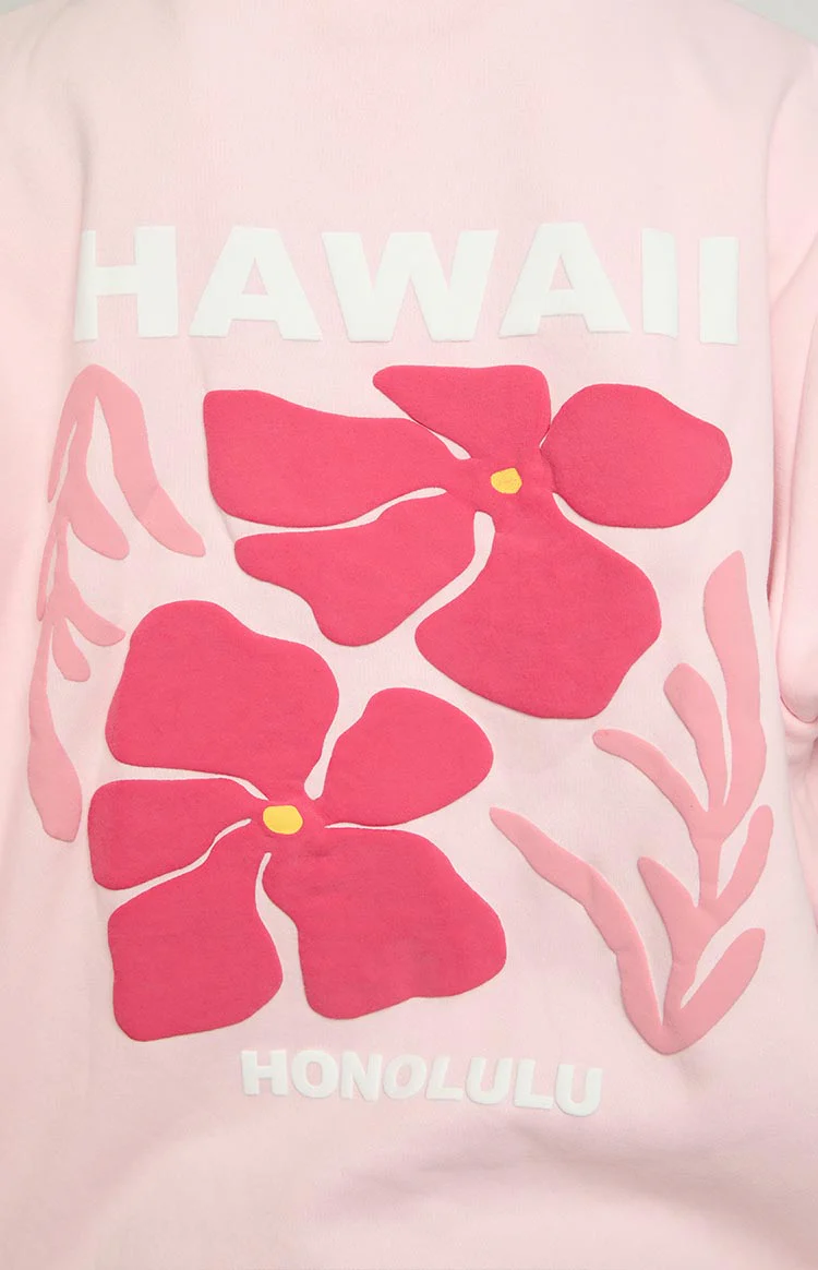 Beginning Pink Hawaii Hoodie