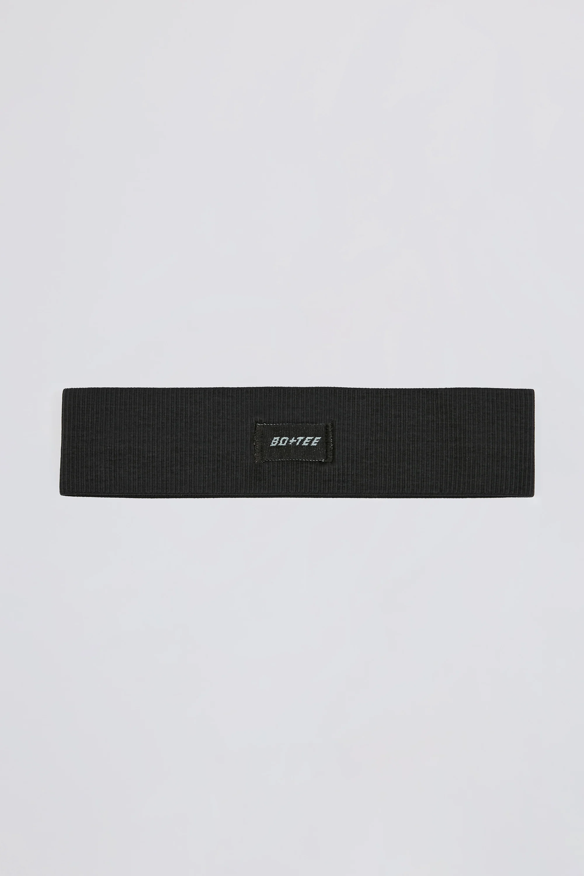 Define Luxe Ribbed Headband in Jet Black