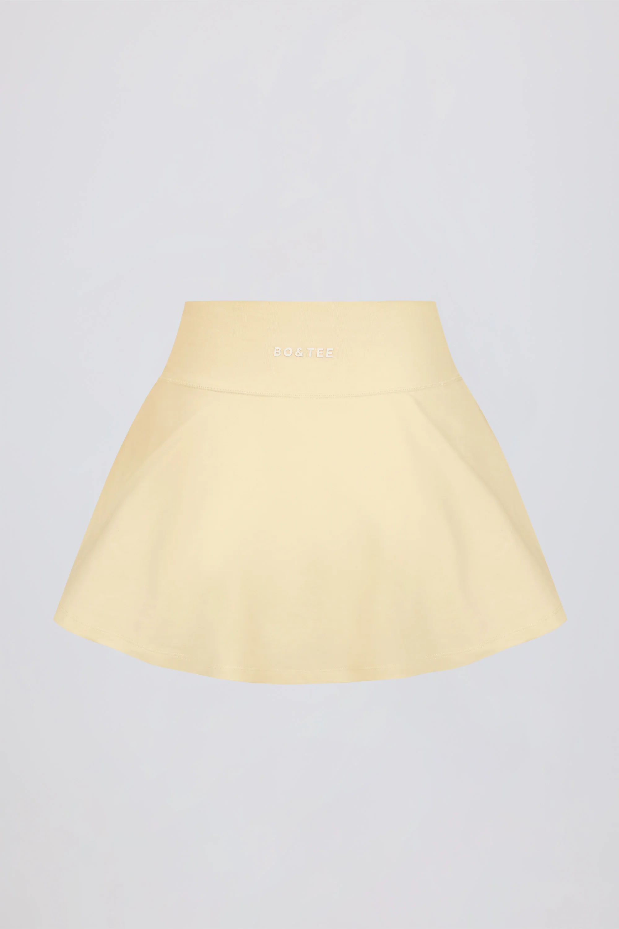 Crossover Mini Skort in Lemon Marl