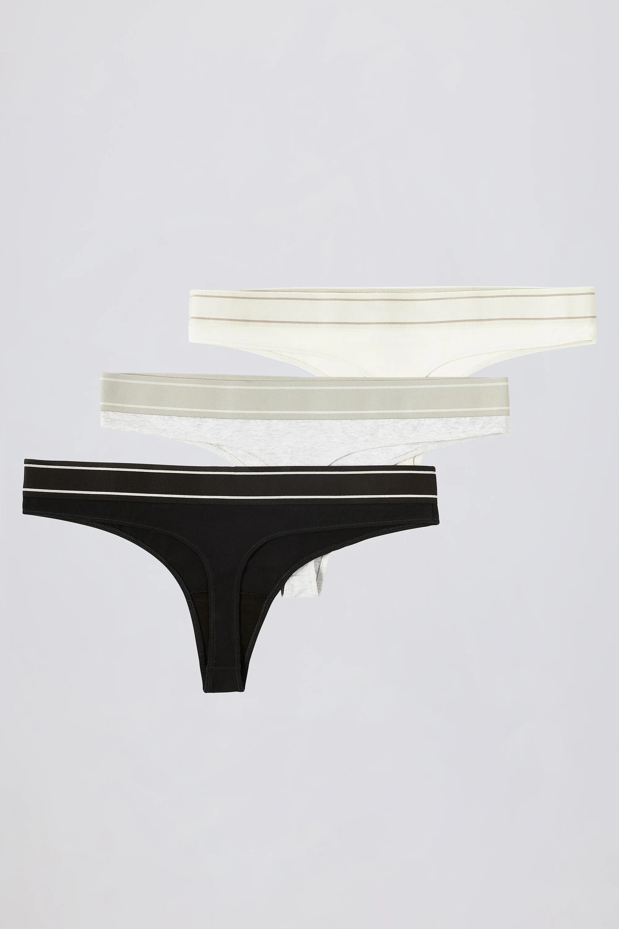 High-Waist Thong Bundle in Multi