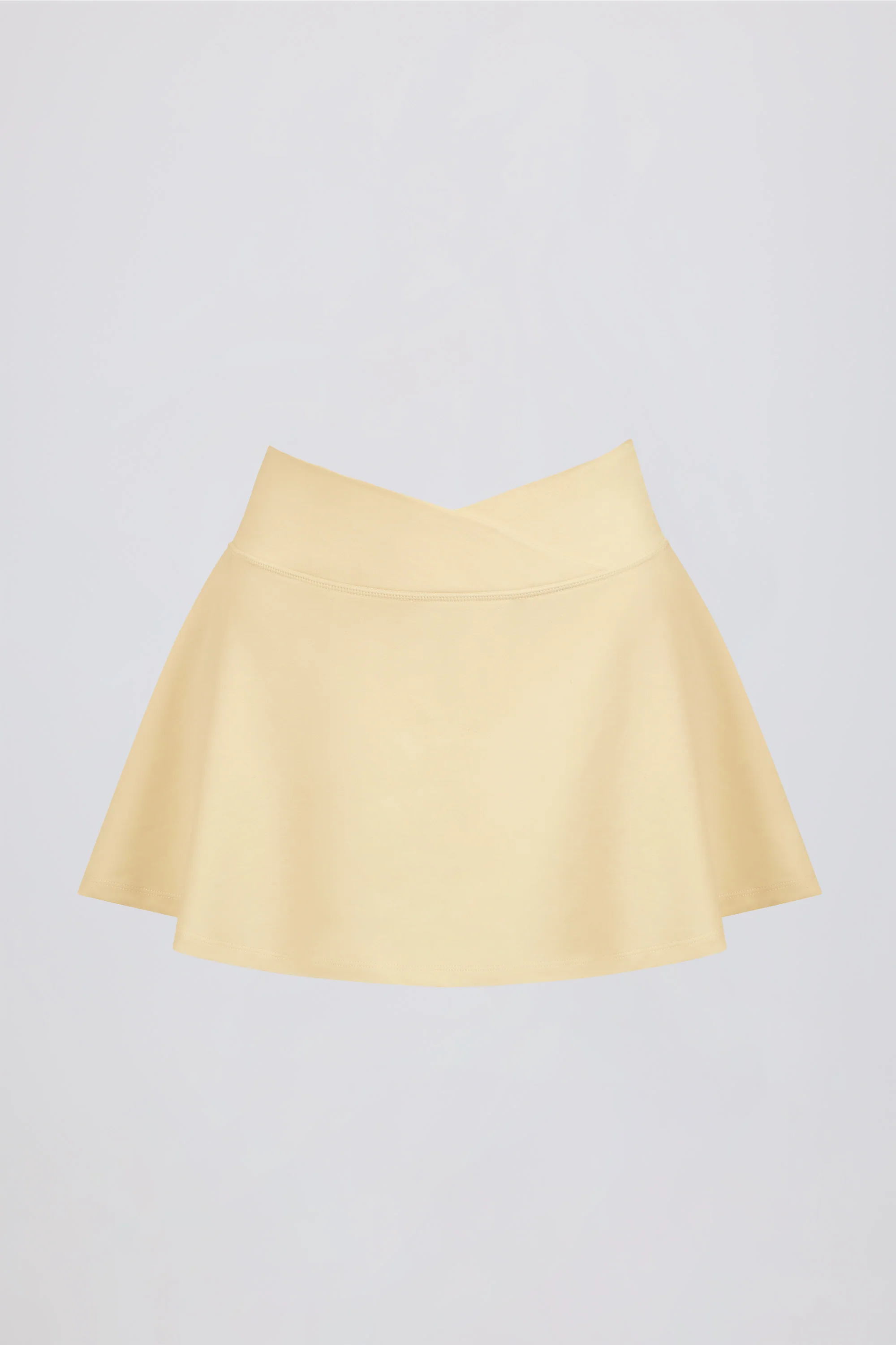 Crossover Mini Skort in Lemon Marl