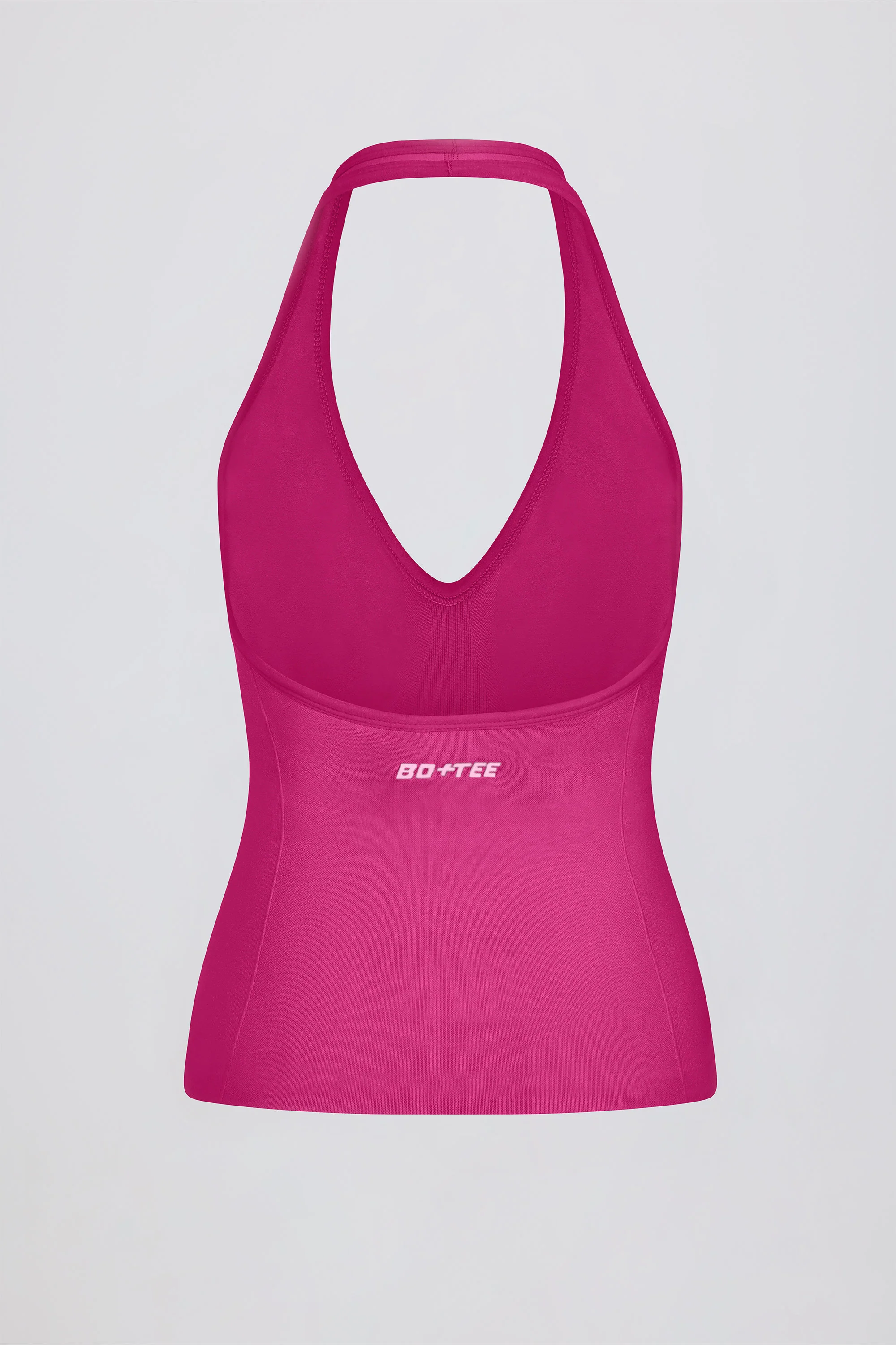 Define Luxe Halterneck Tank Top in Berry