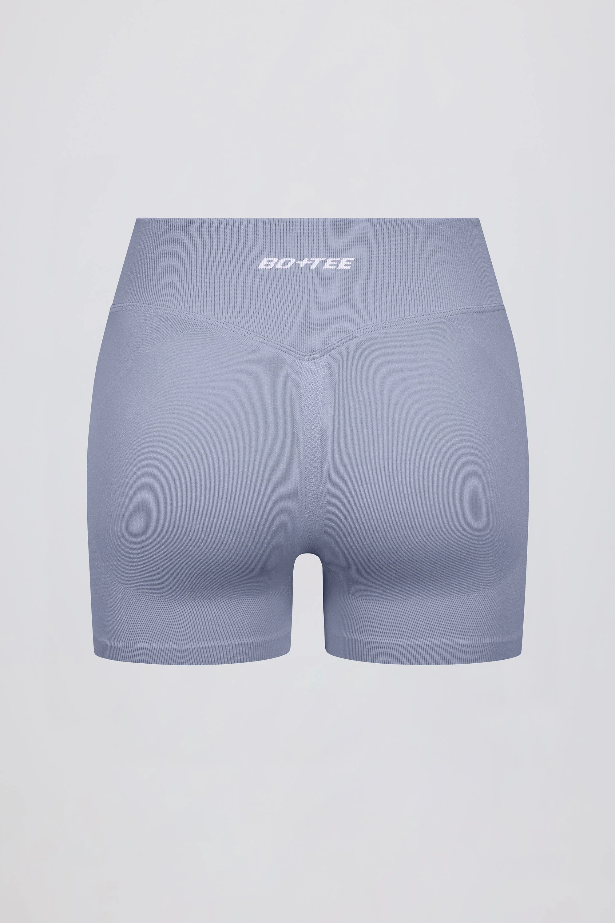 Define Luxe Mini Shorts in Blue Grey
