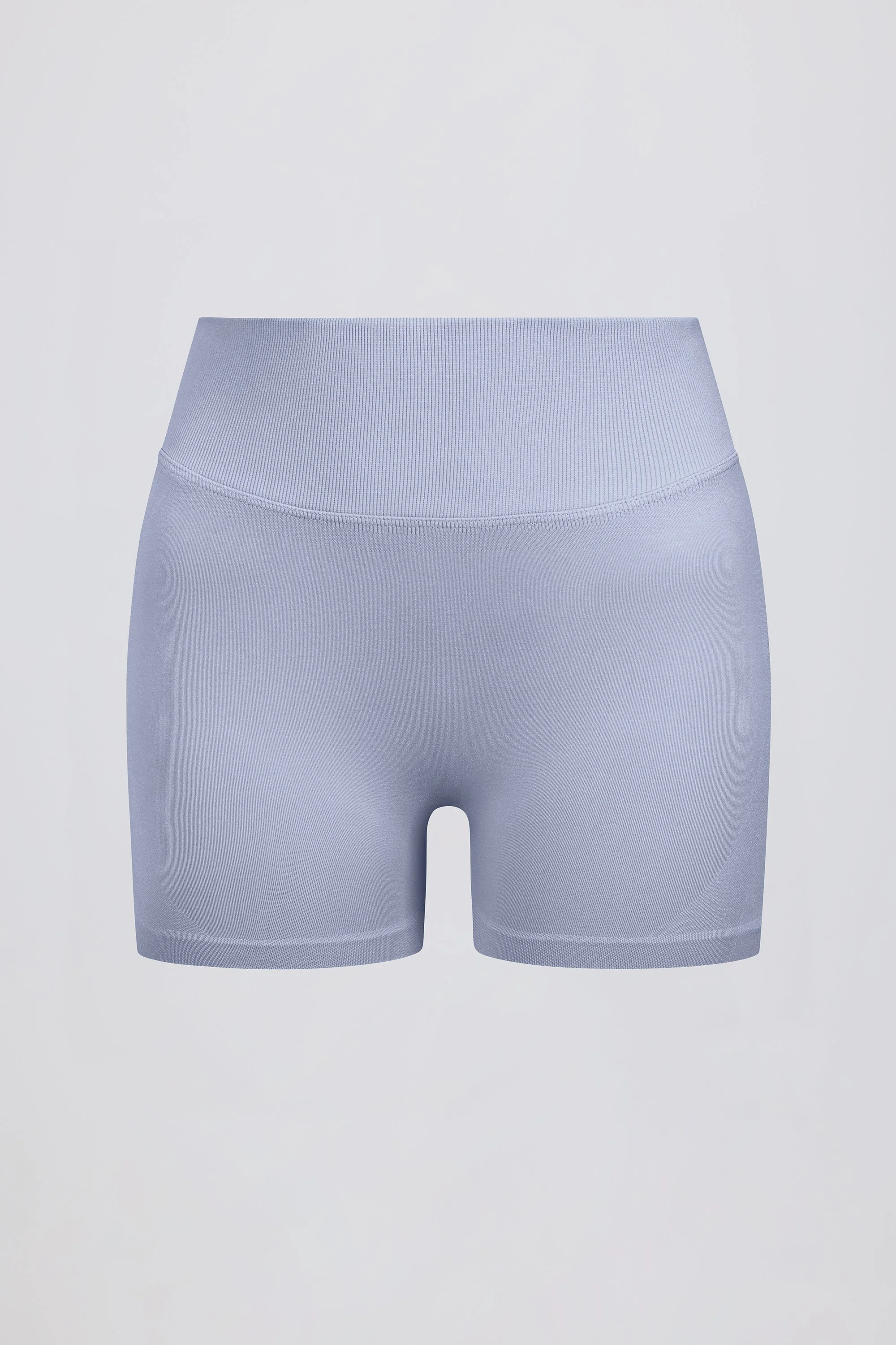 Define Luxe Mini Shorts in Blue Grey