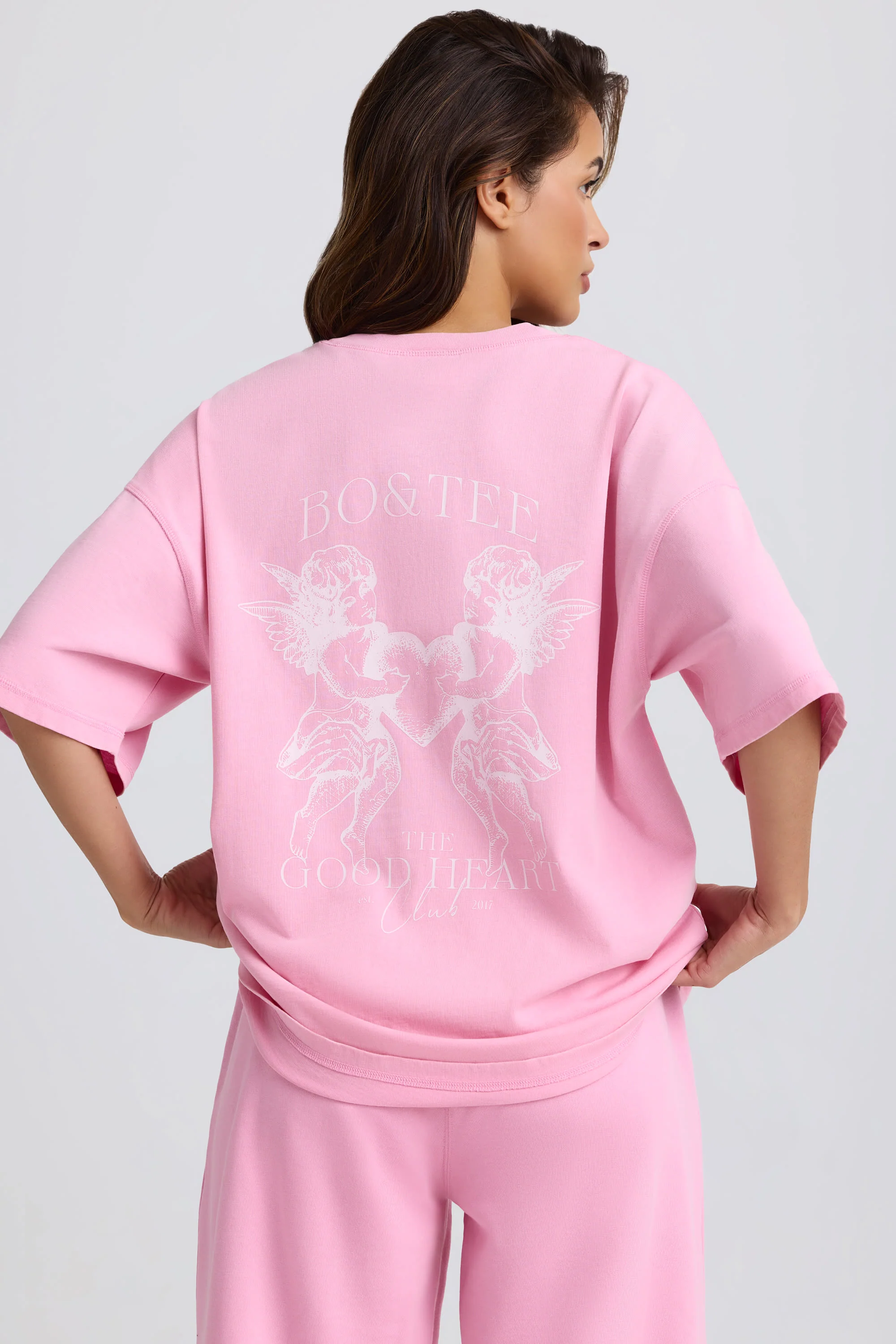 Oversized T-Shirt in Baby Pink
