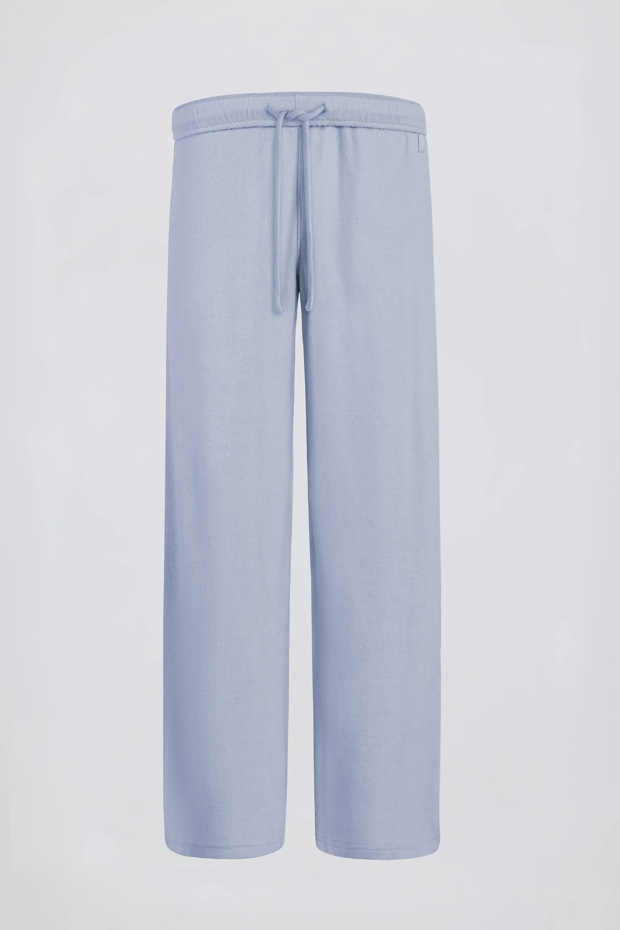 Petite Brushed Jersey Wide-Leg Joggers in Soft Blue