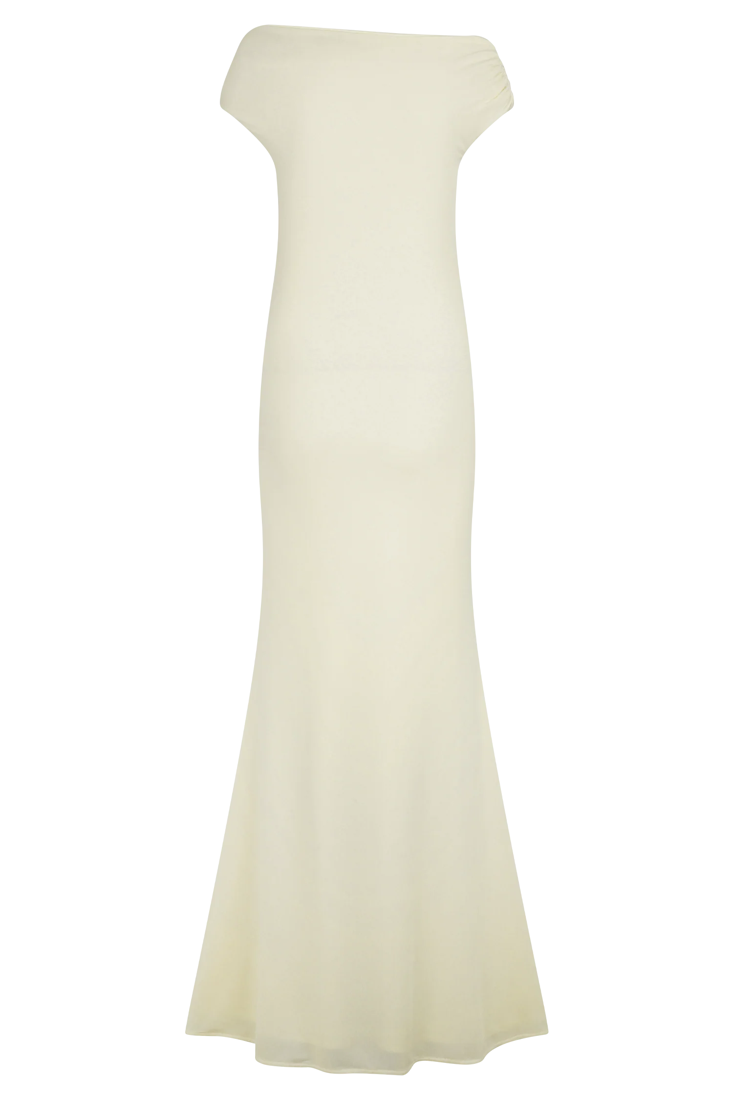 Kinsley Slinky Maxi Dress With Hardware - Ivory
