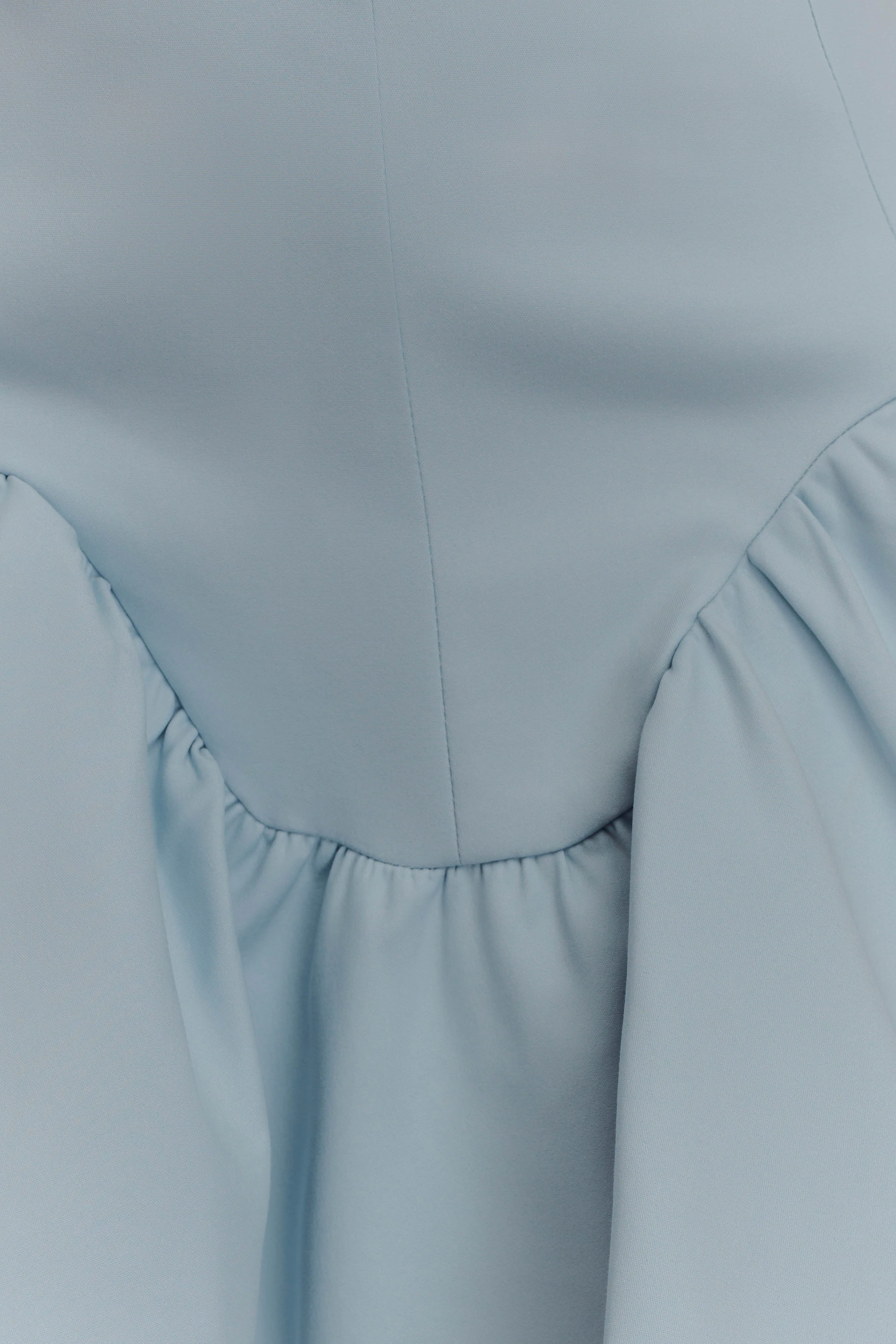 Calipso Halter Mini Dress - Cornflower Blue