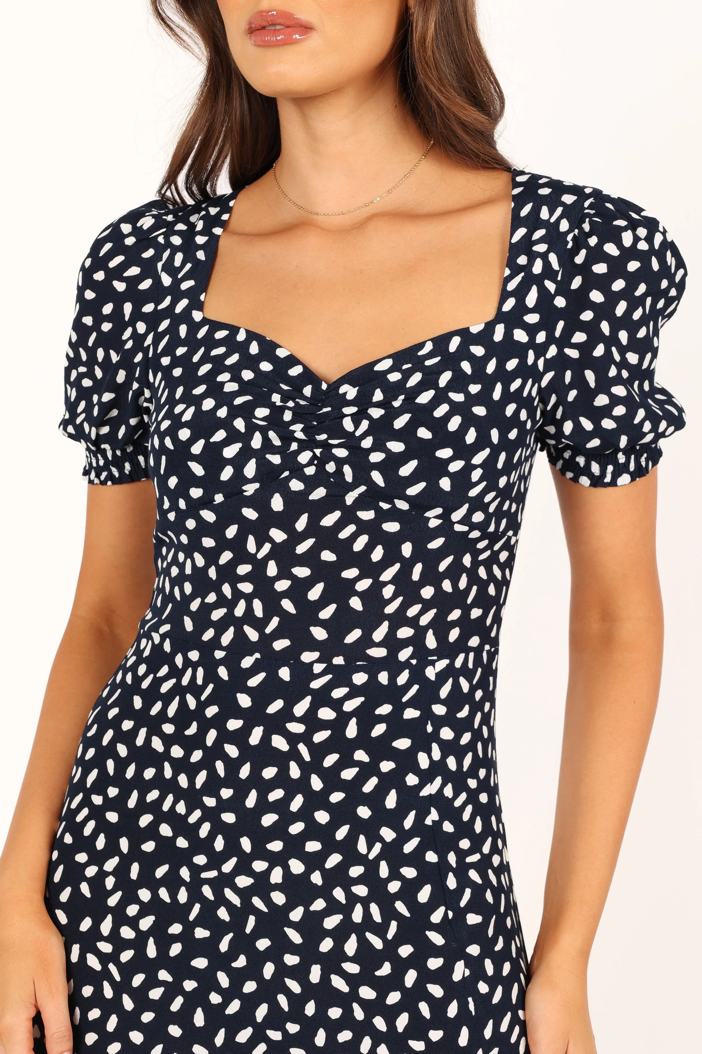 Franklin Dress - Navy Print