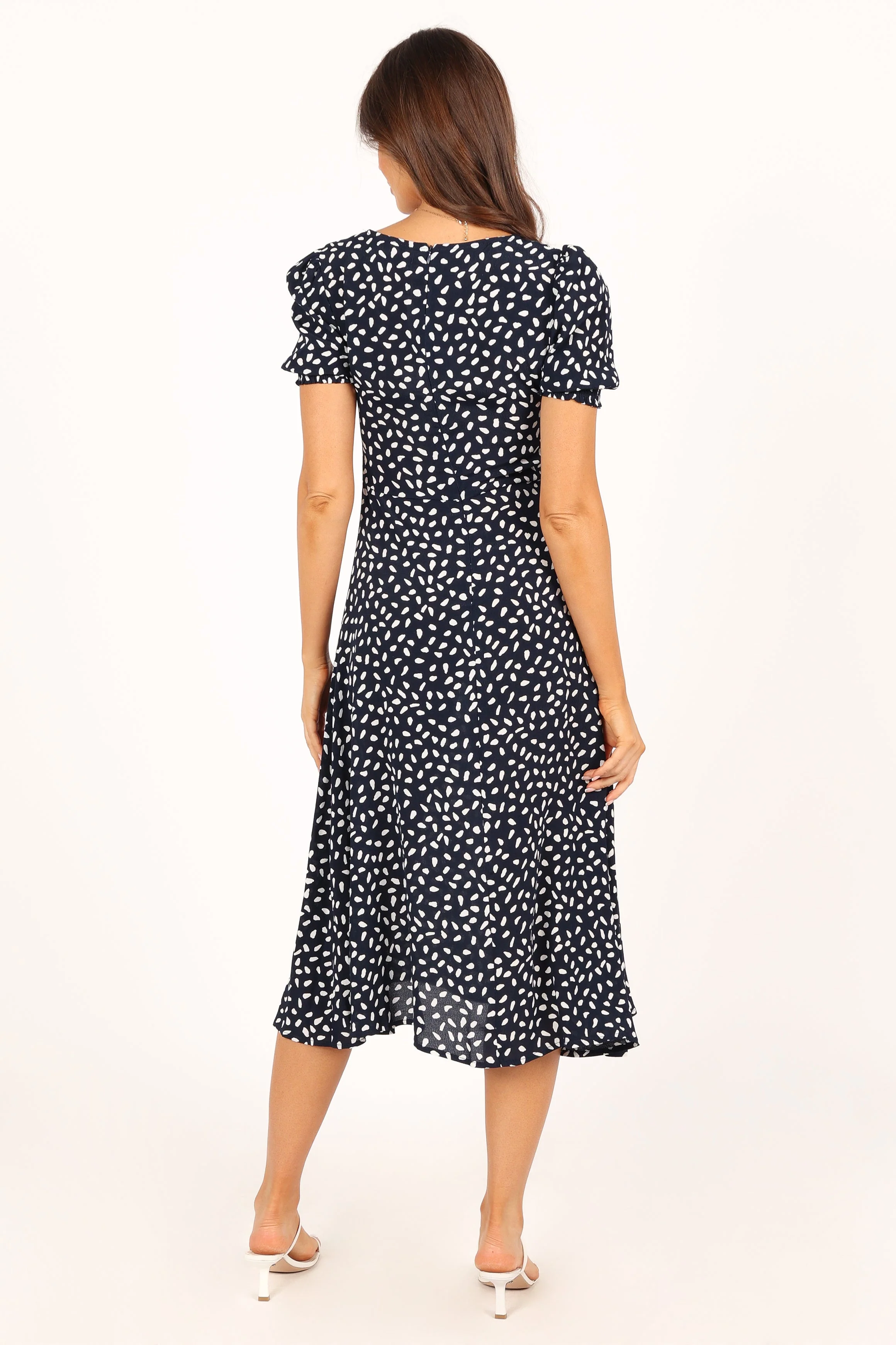 Franklin Dress - Navy Print