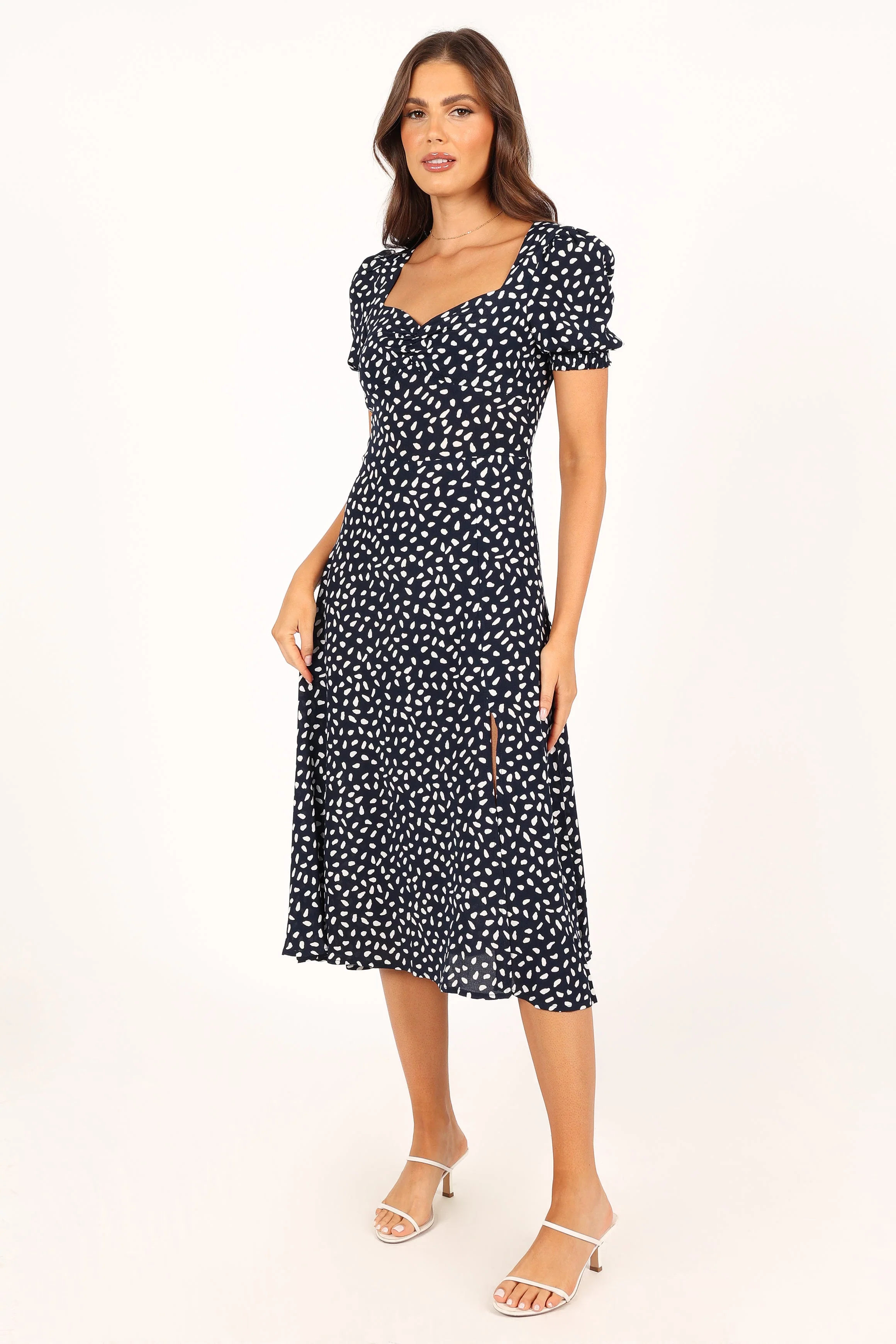 Franklin Dress - Navy Print