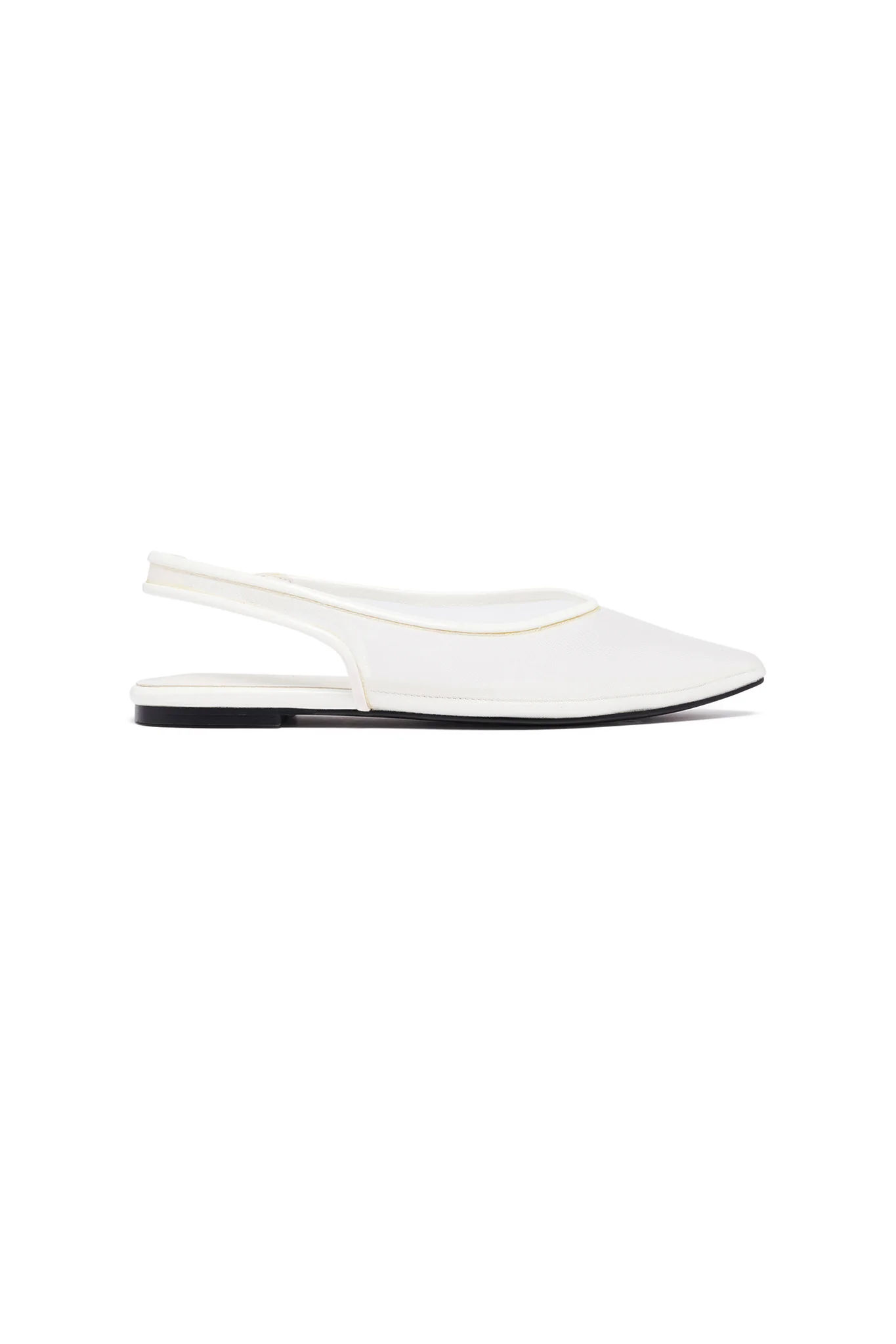 THERAPY Lazer White Patent Ballet Flat
