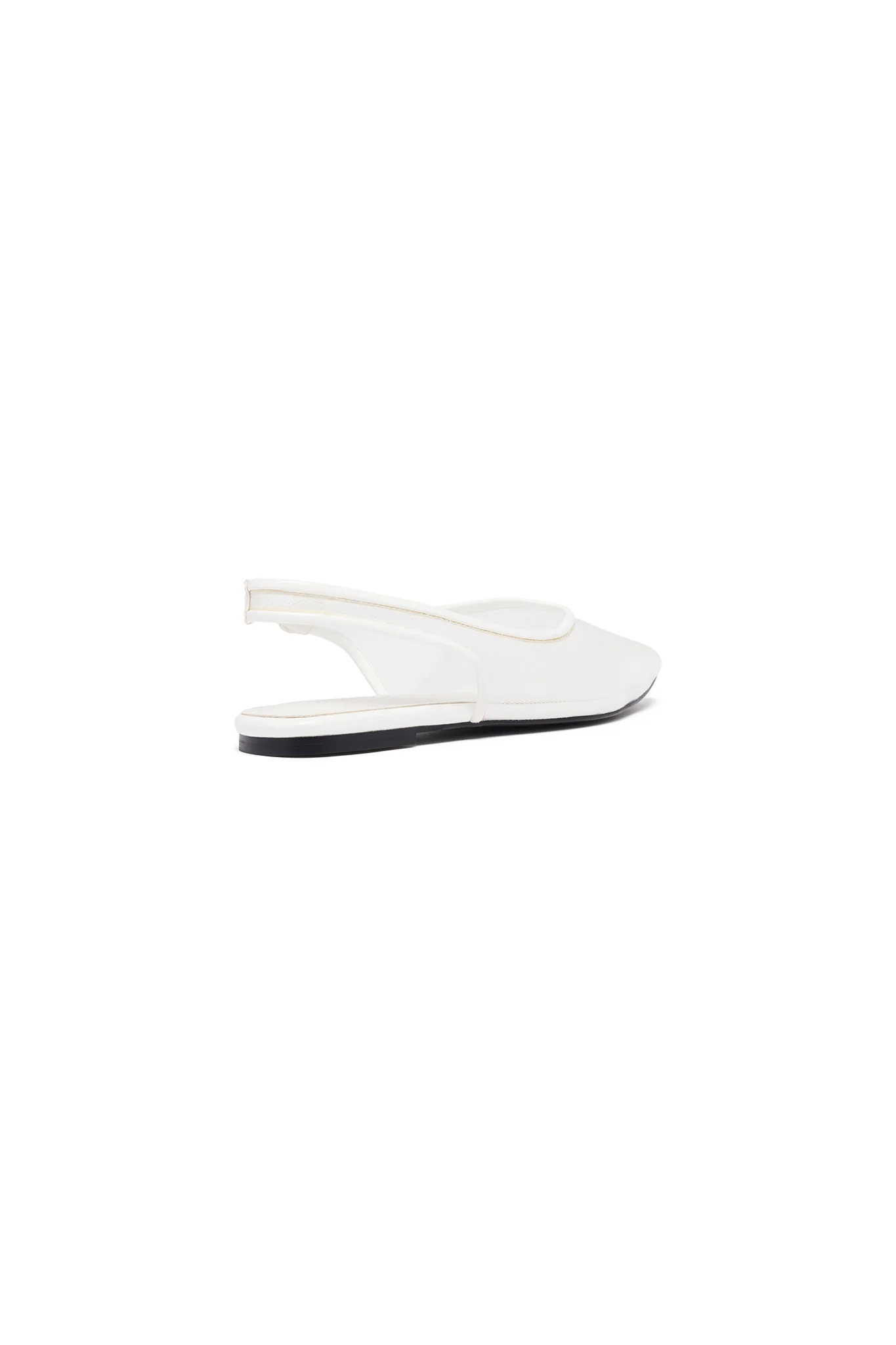THERAPY Lazer White Patent Ballet Flat