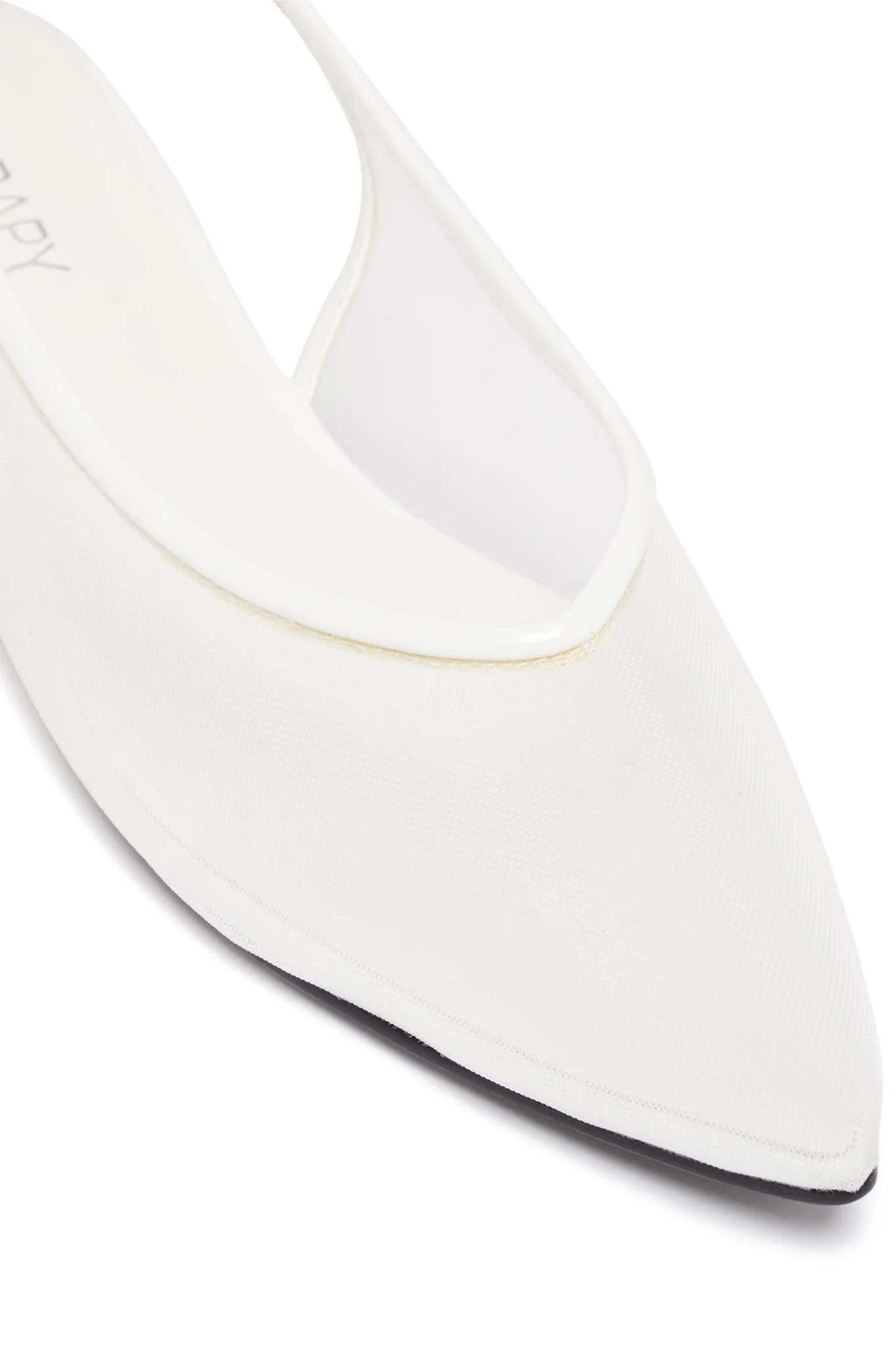 THERAPY Lazer White Patent Ballet Flat