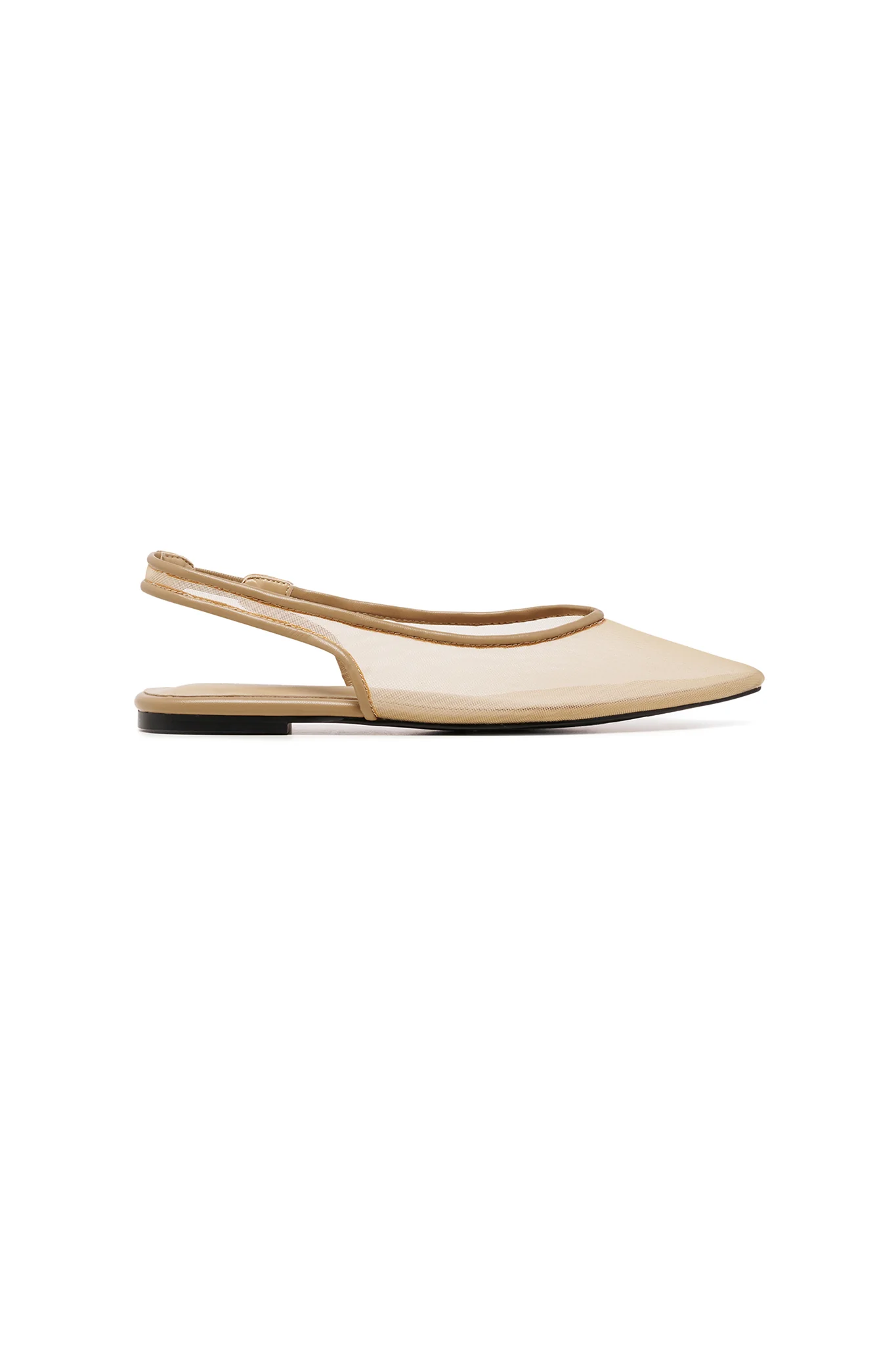 THERAPY Lazer Nude Patent Ballet Flat