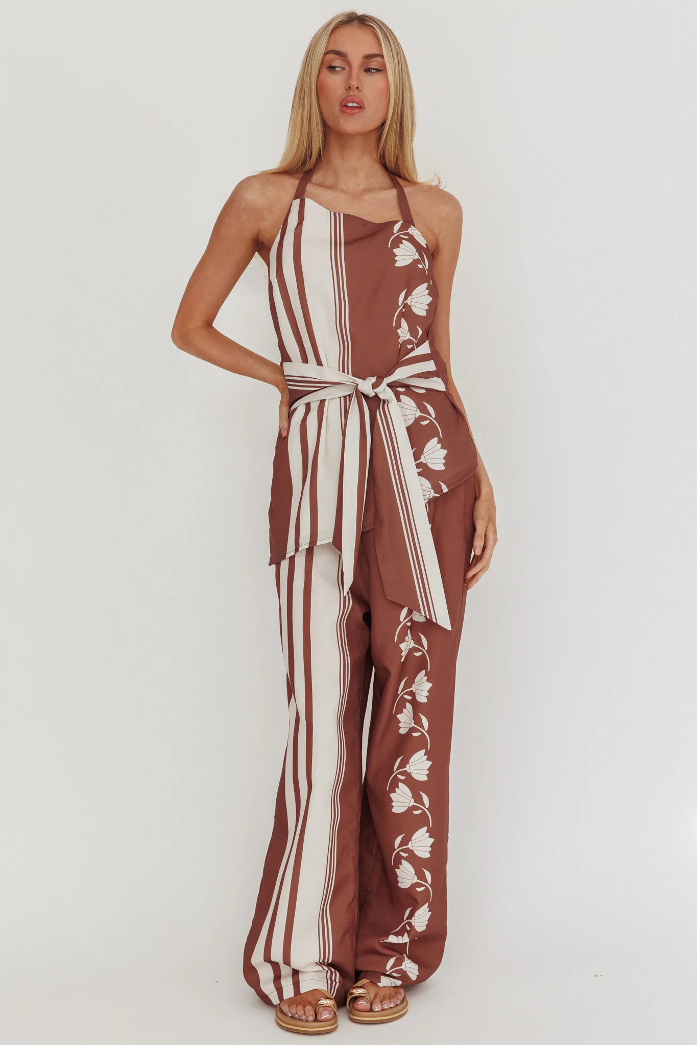 Eniola Drawstring Pants Palma