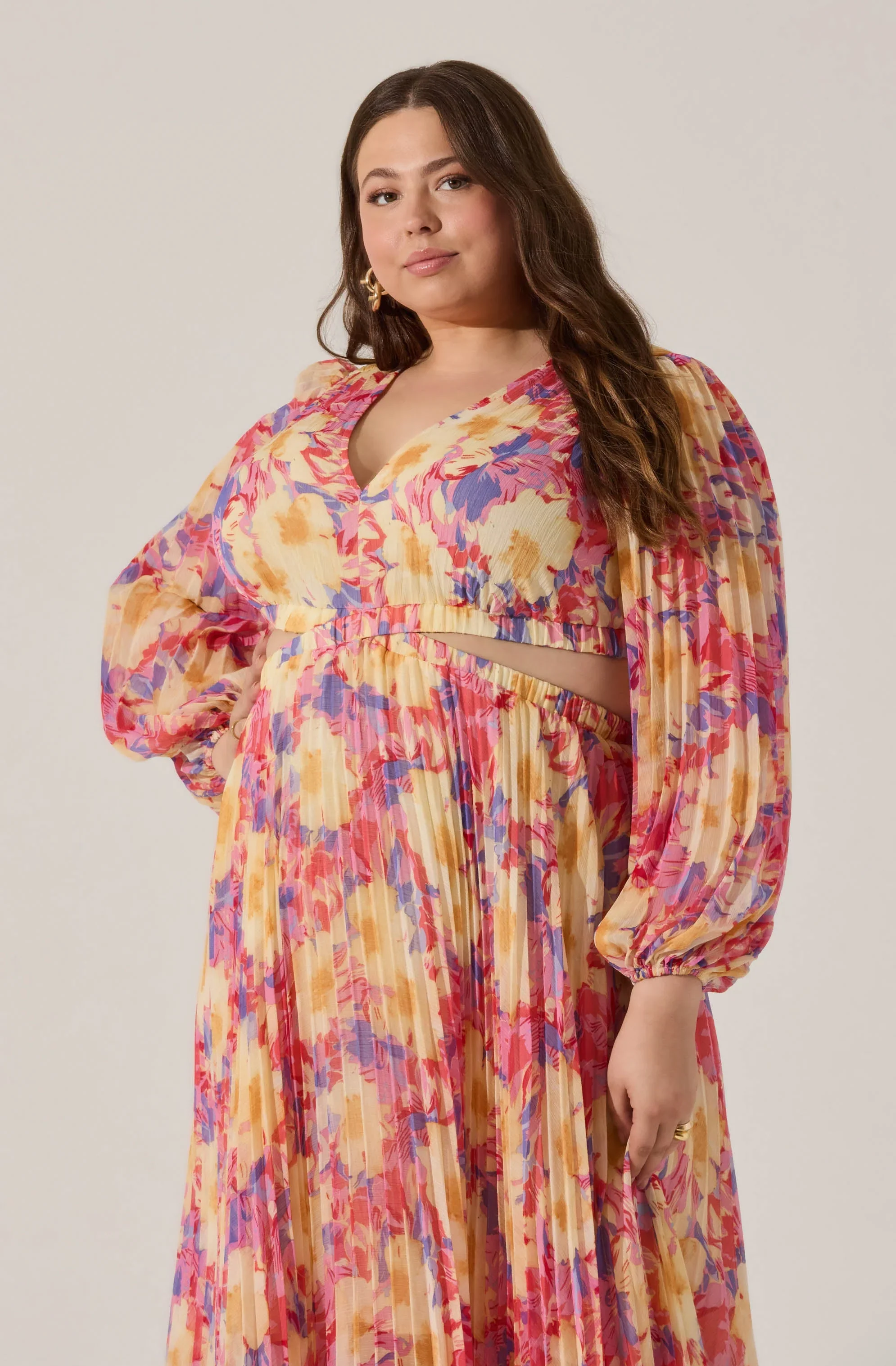 Revery Floral Long Sleeve Maxi Dress