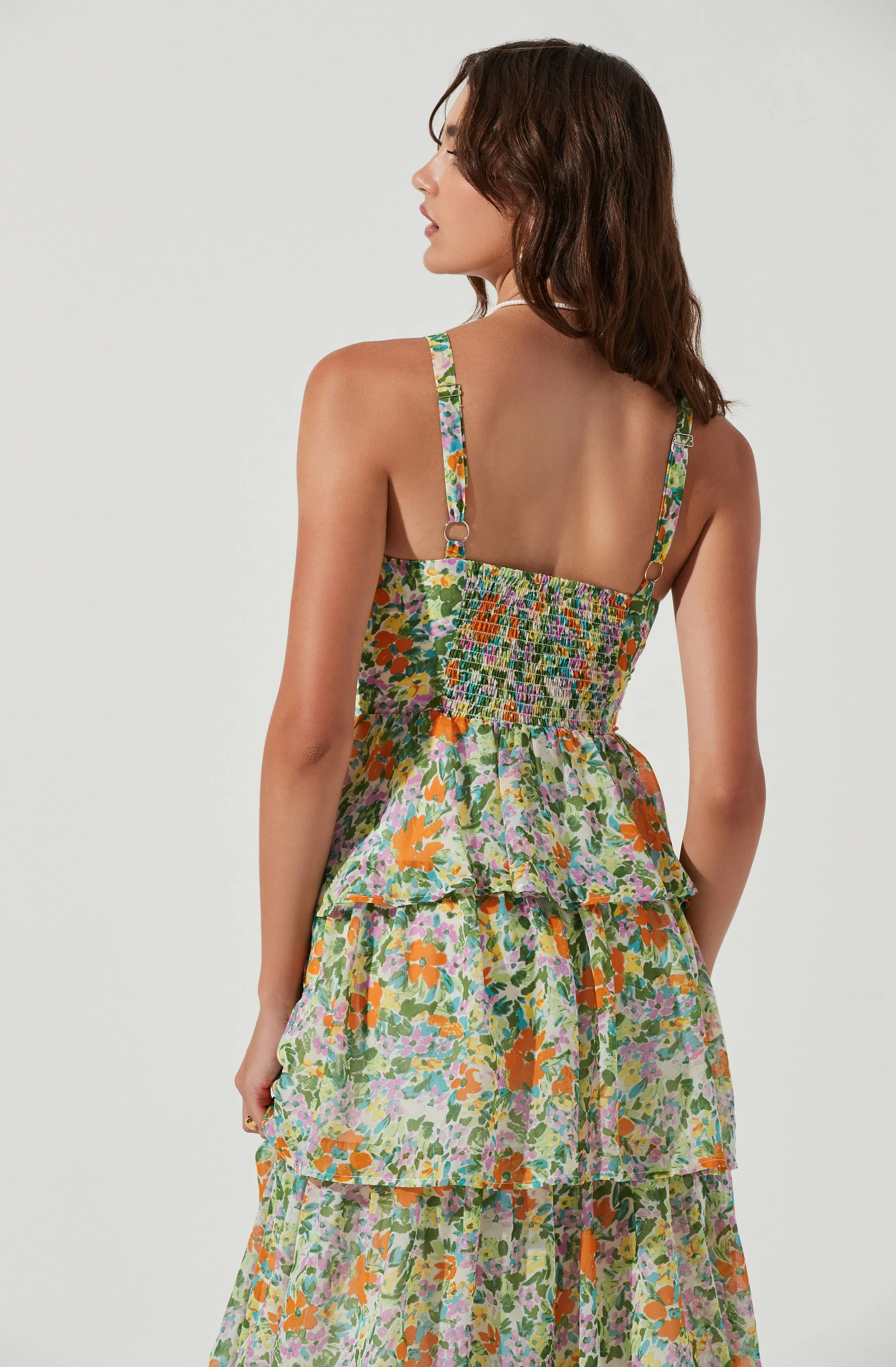 Midsummer Floral Tiered Maxi Dress
