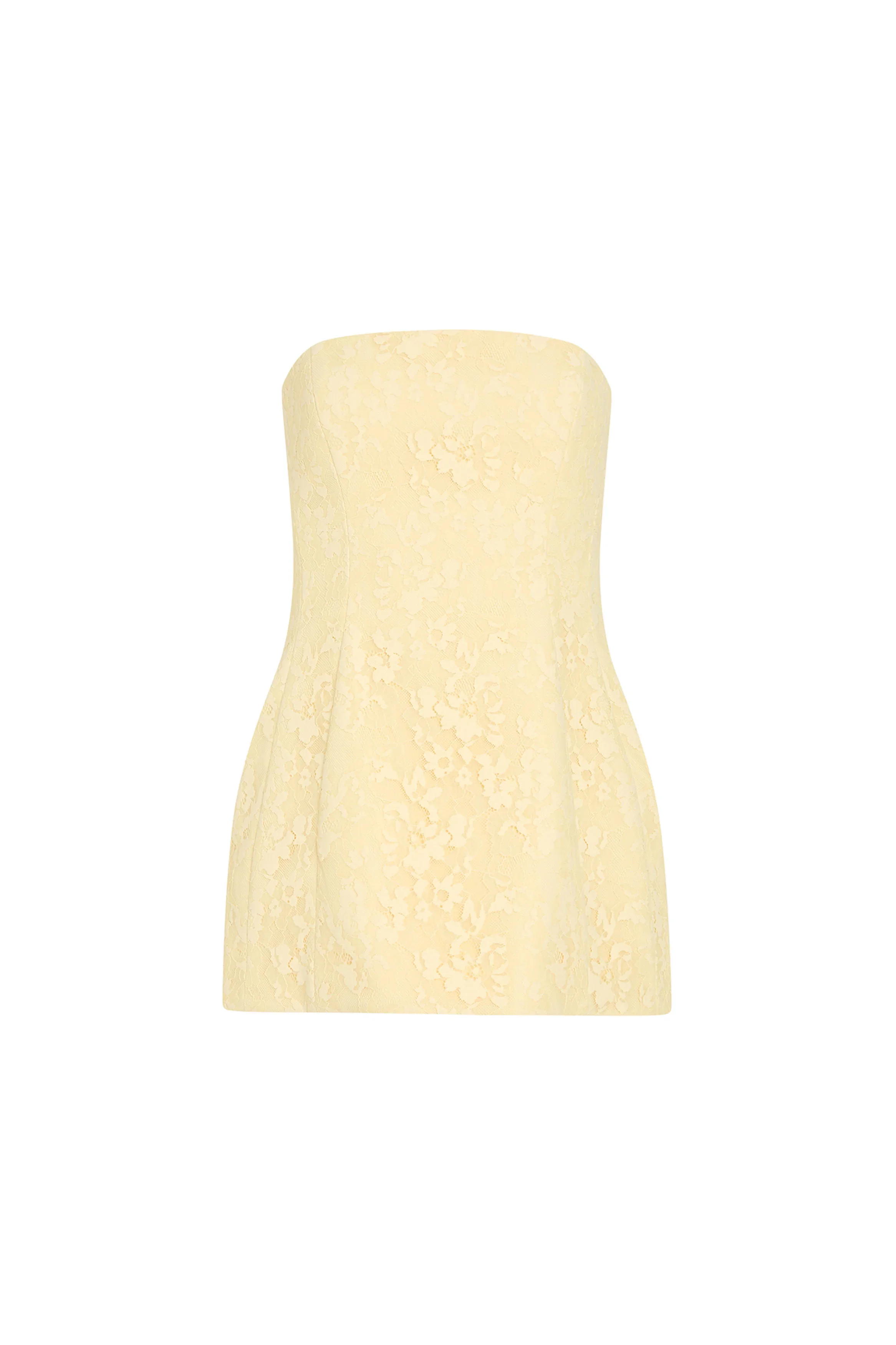 Linda Tunic Cornsilk Mini Dress