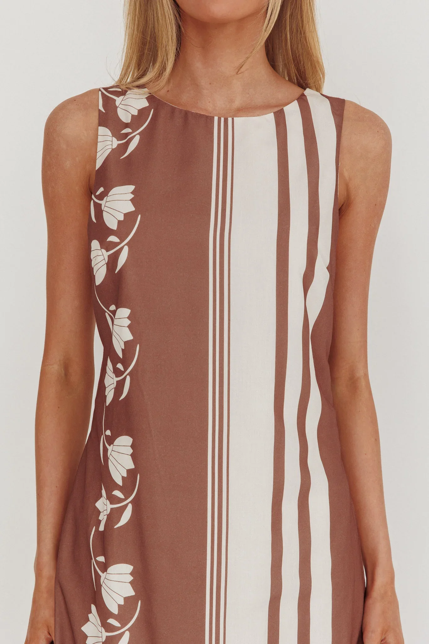 Dayla Sleeveless Waist Tie Maxi Dress Palma