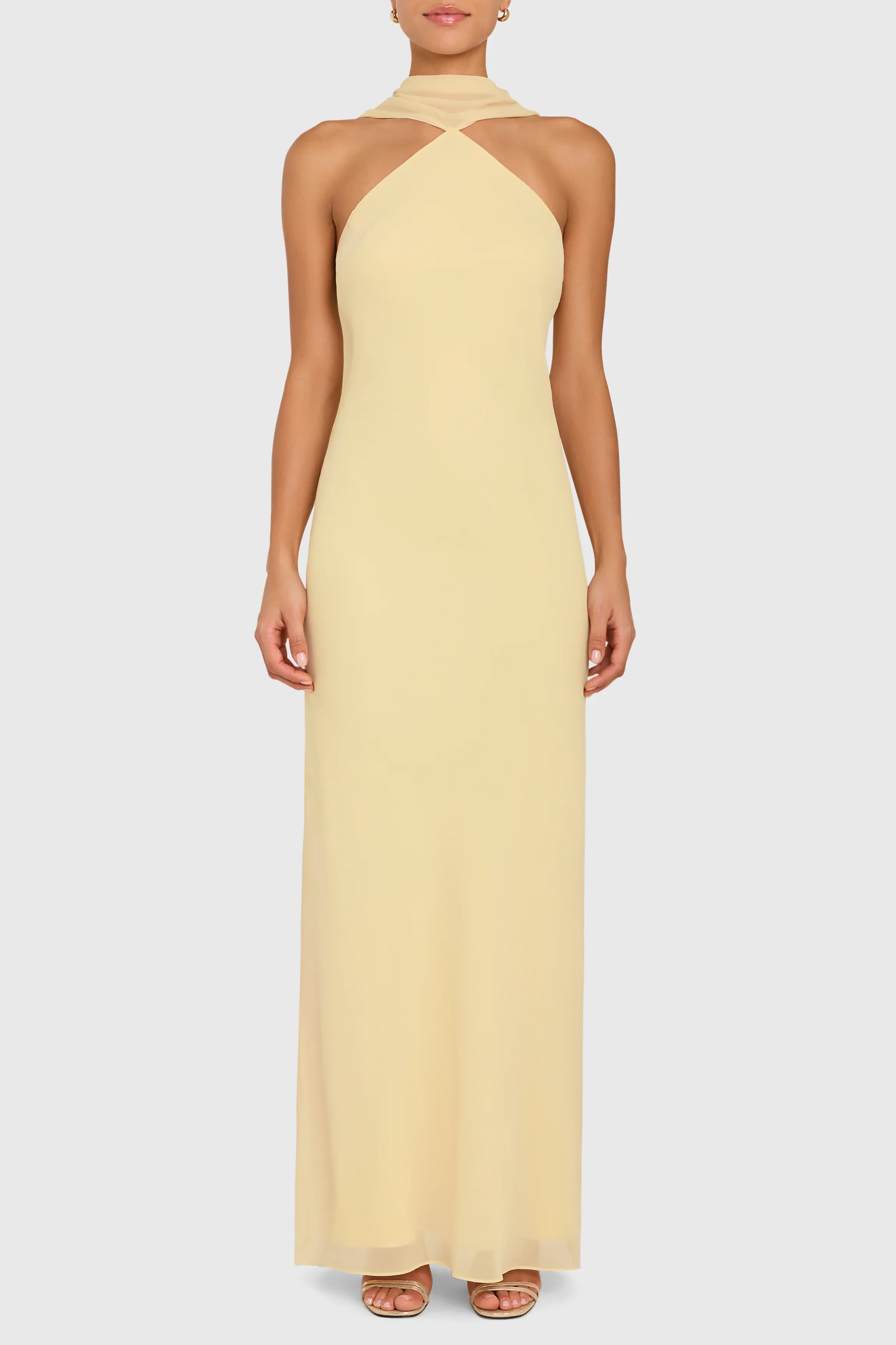 Cornsil Yellow Maxi Dress