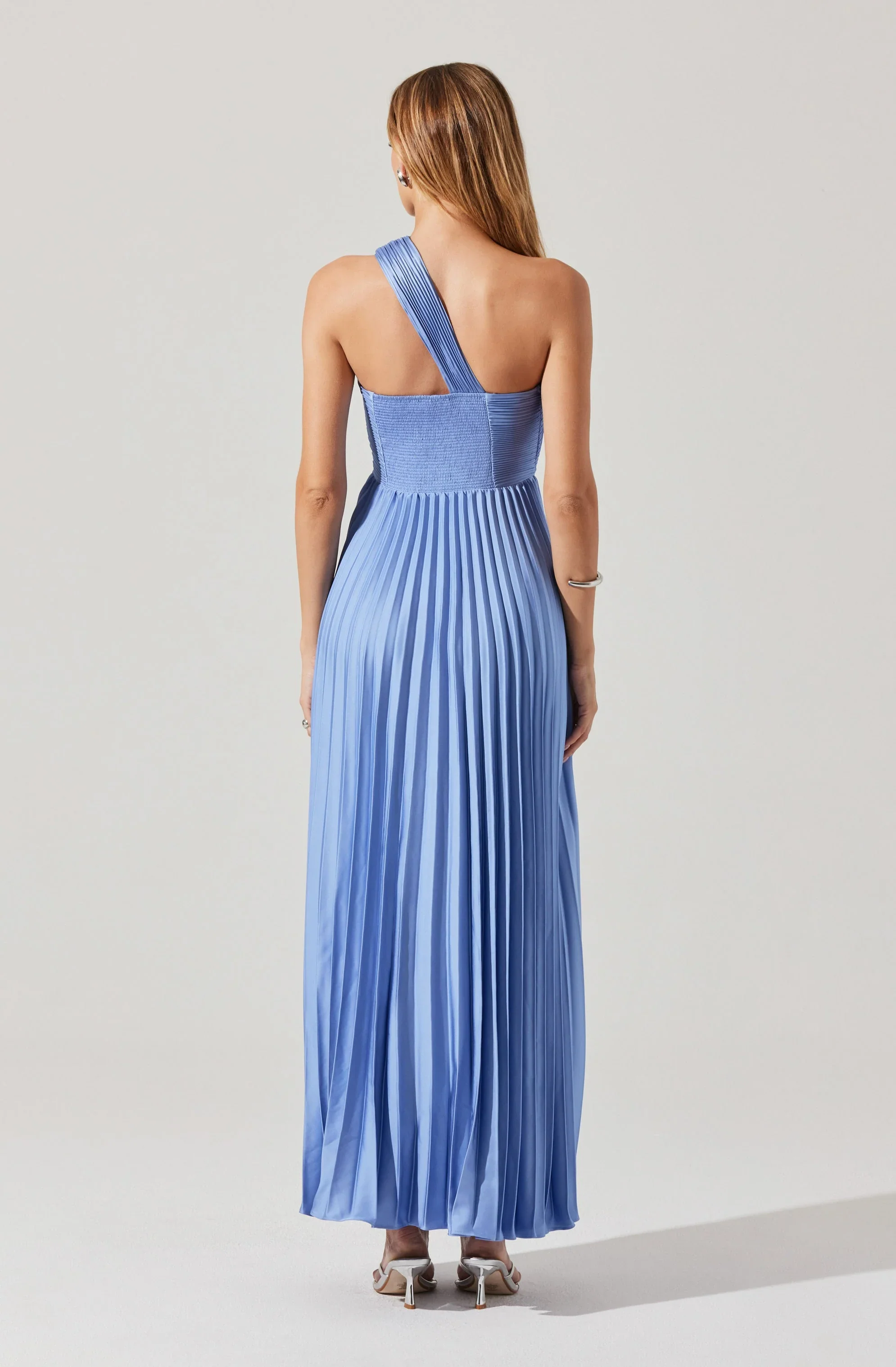 Rasya Pleated Maxi Dress