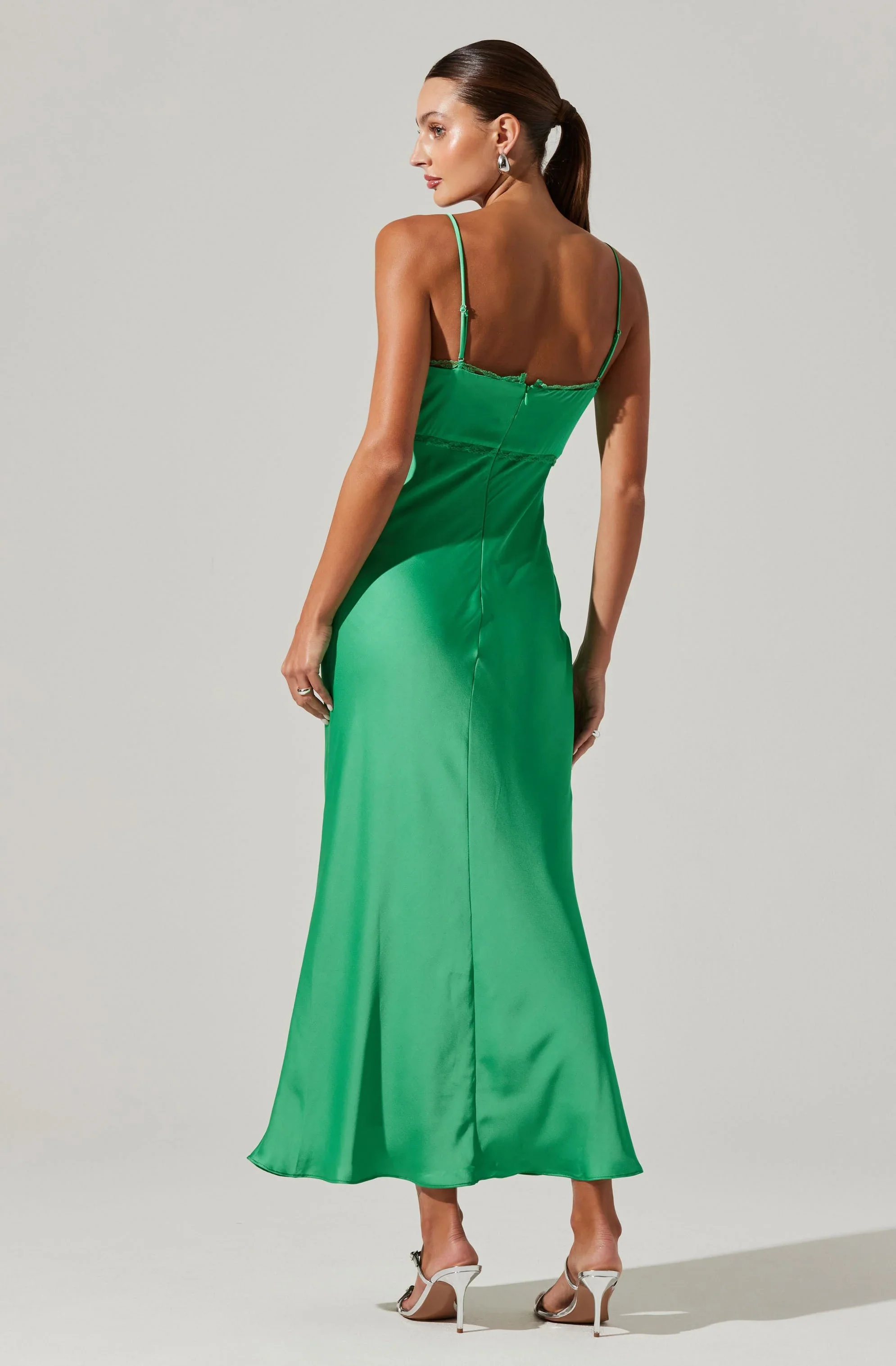Florianne Satin Maxi Dress