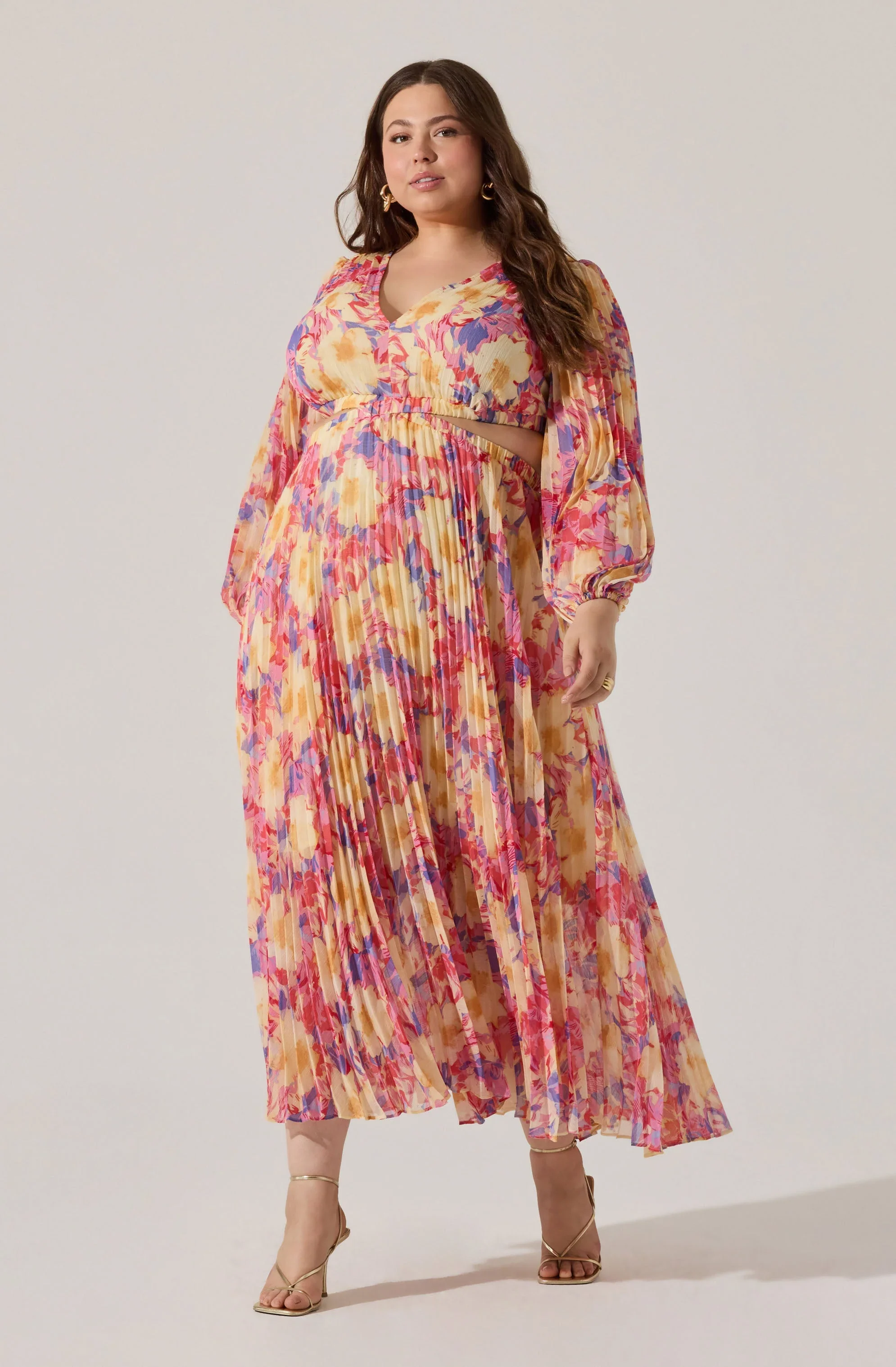 Revery Floral Long Sleeve Maxi Dress