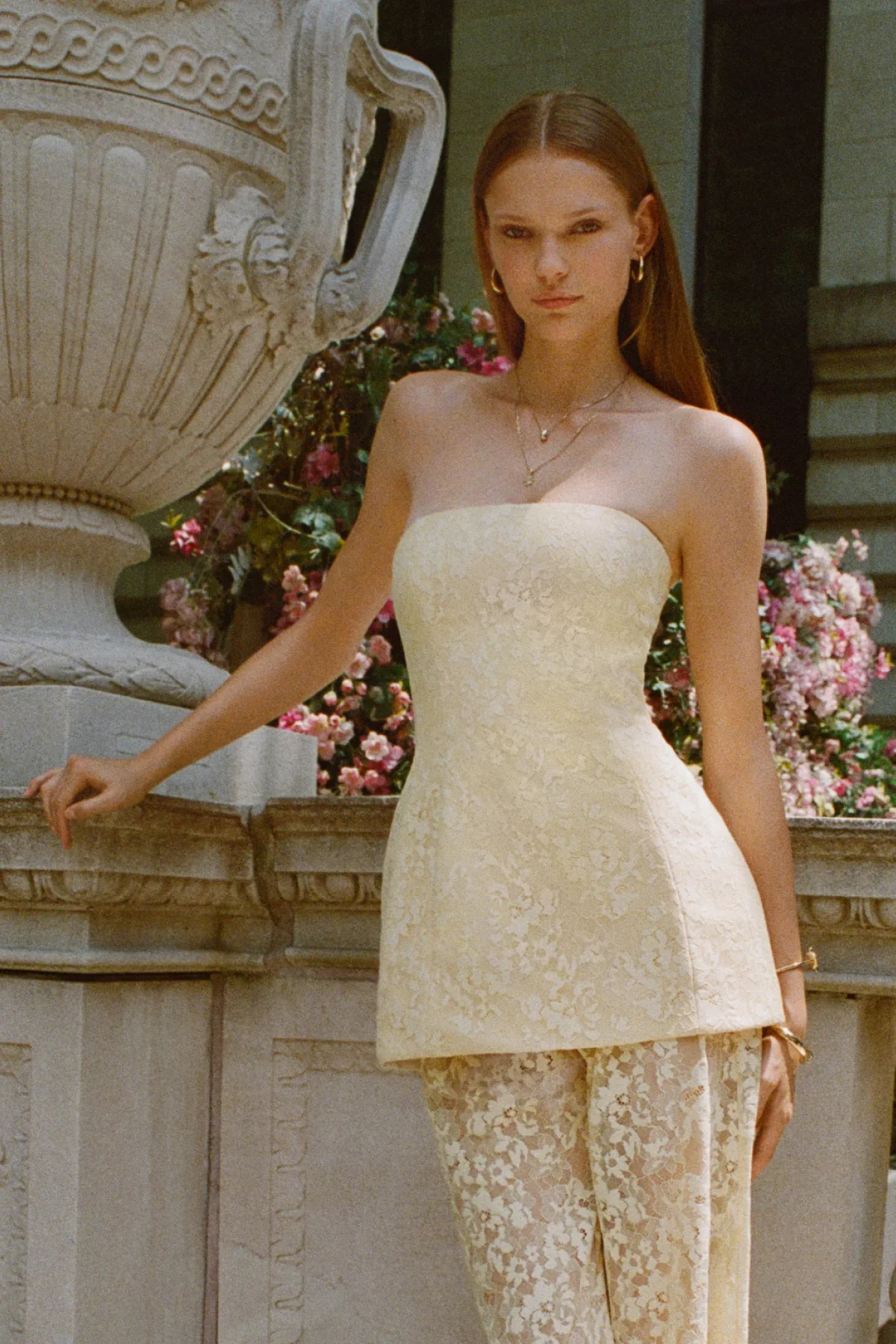 Linda Tunic Cornsilk Mini Dress