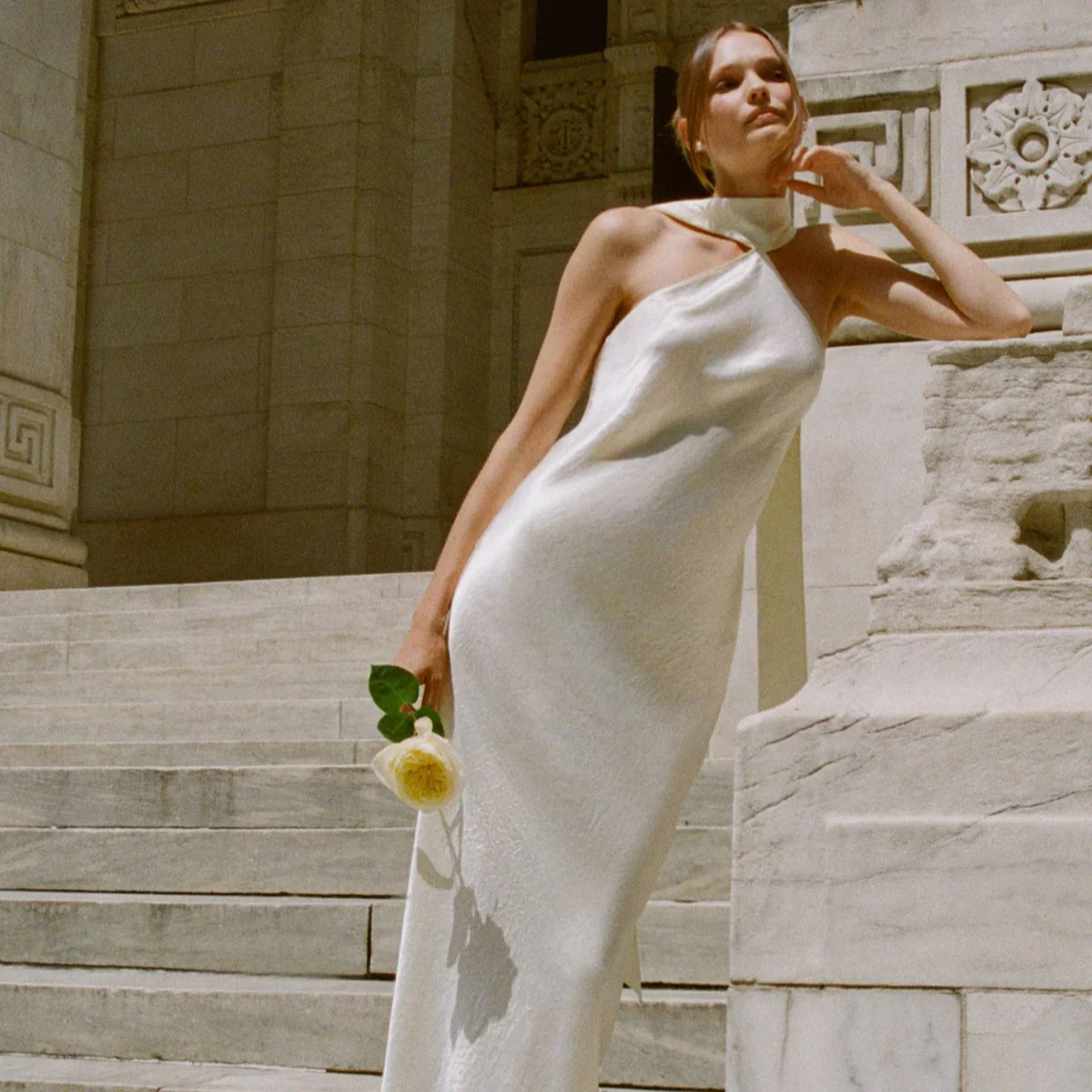 Ashton Ivory Maxi Dress