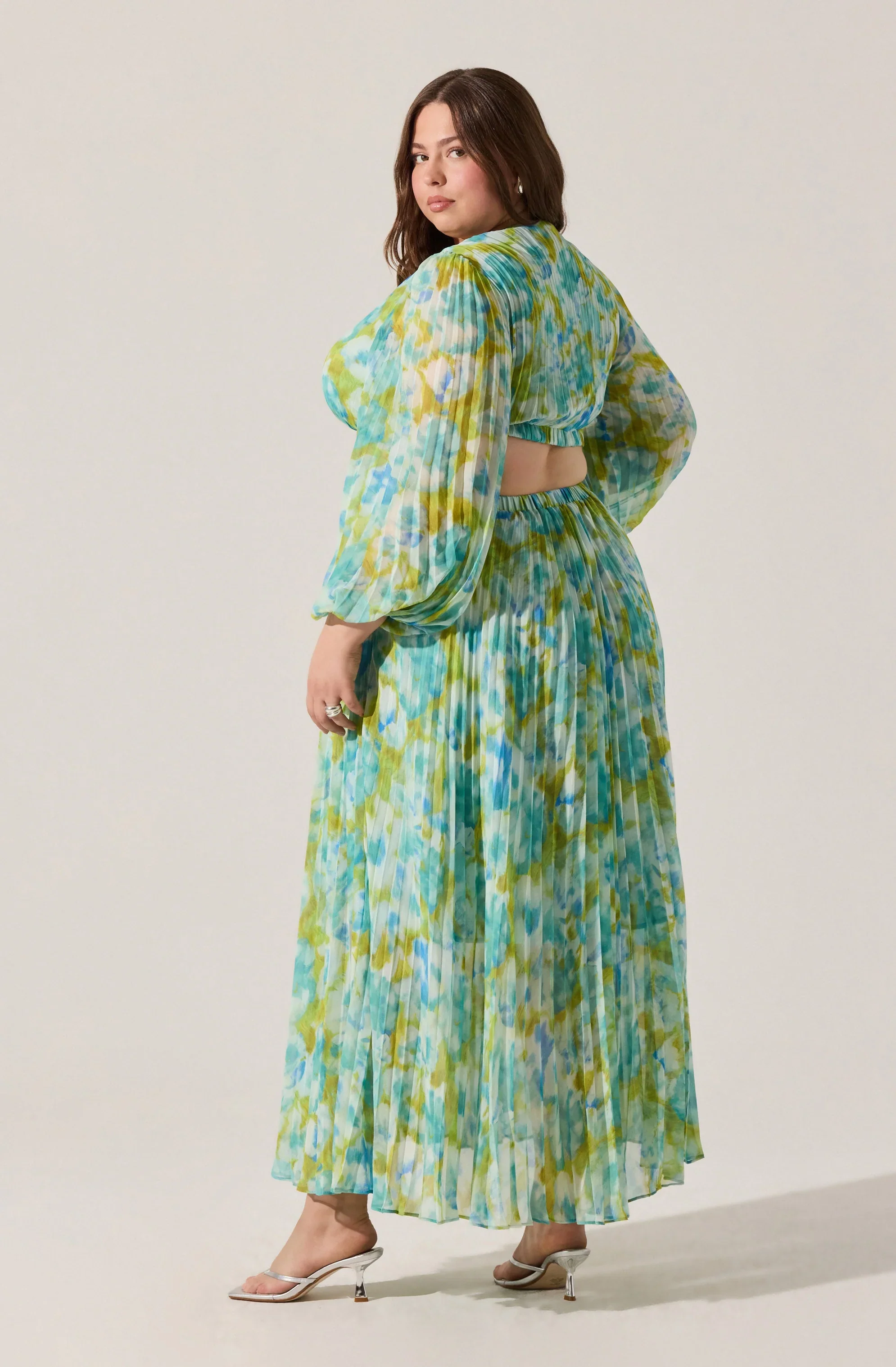 Revery Floral Long Sleeve Maxi Dress