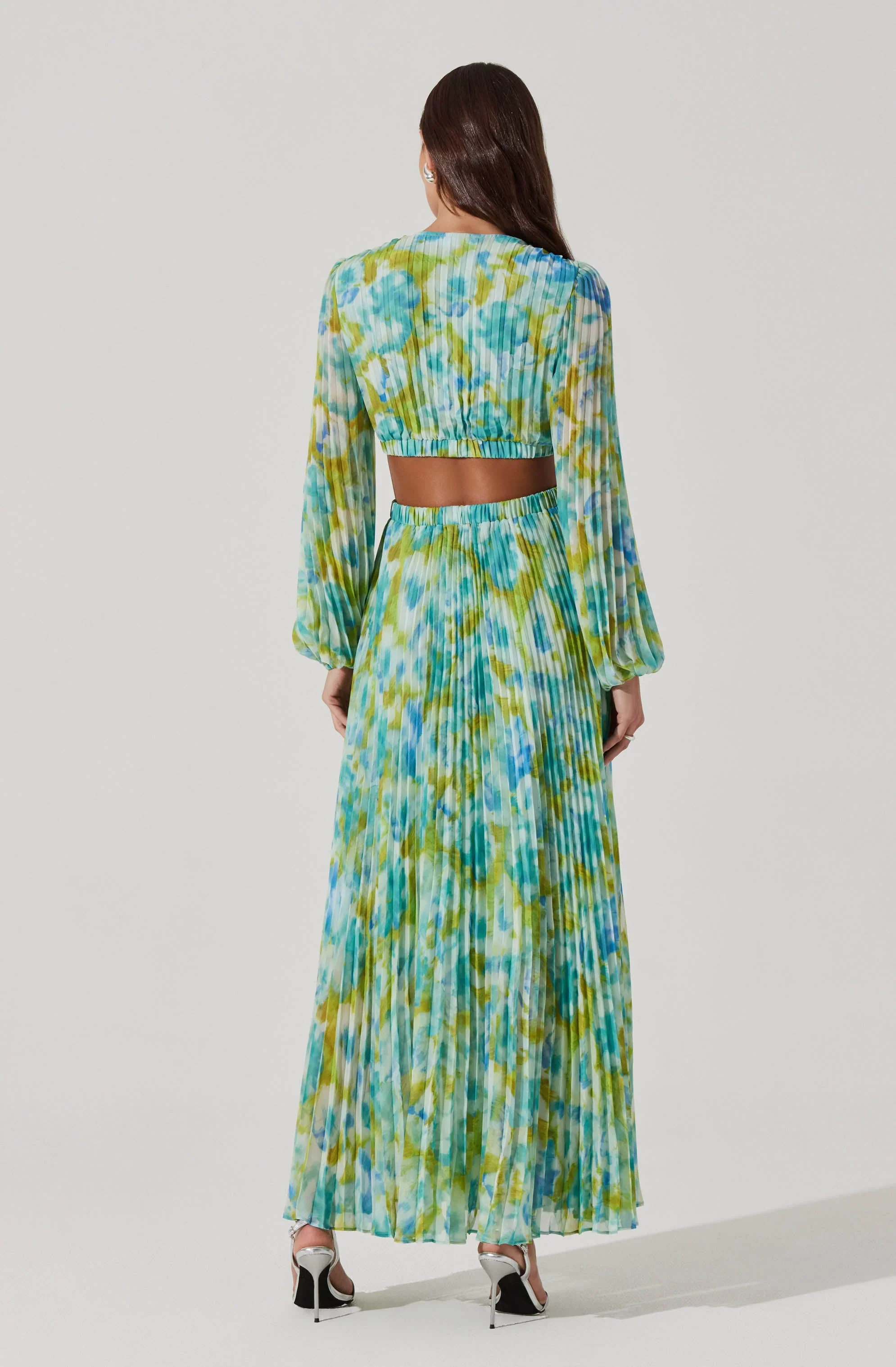 Revery Floral Long Sleeve Maxi Dress