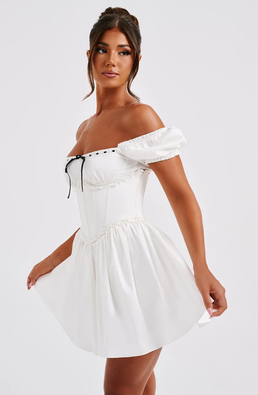 Penelope Mini Dress - Black/White