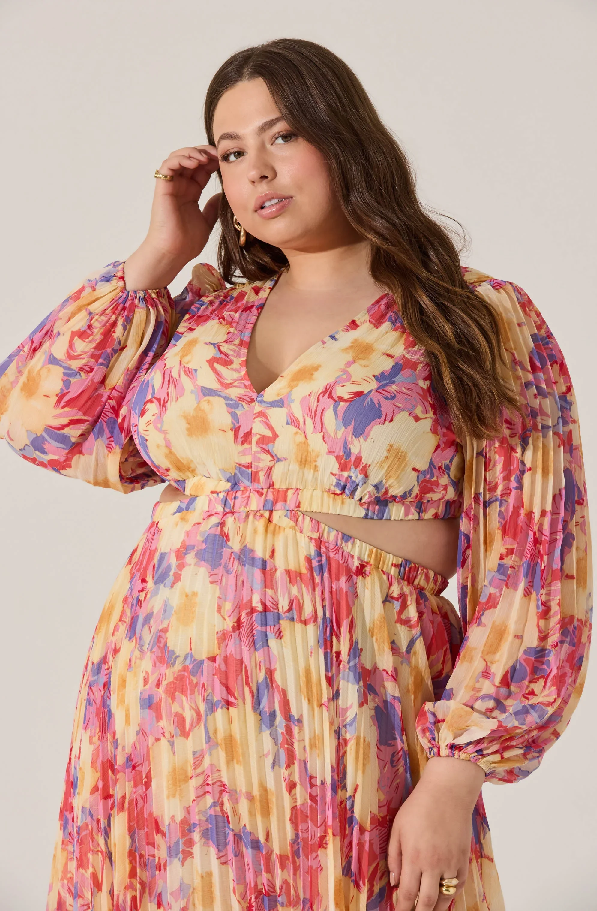 Revery Floral Long Sleeve Maxi Dress