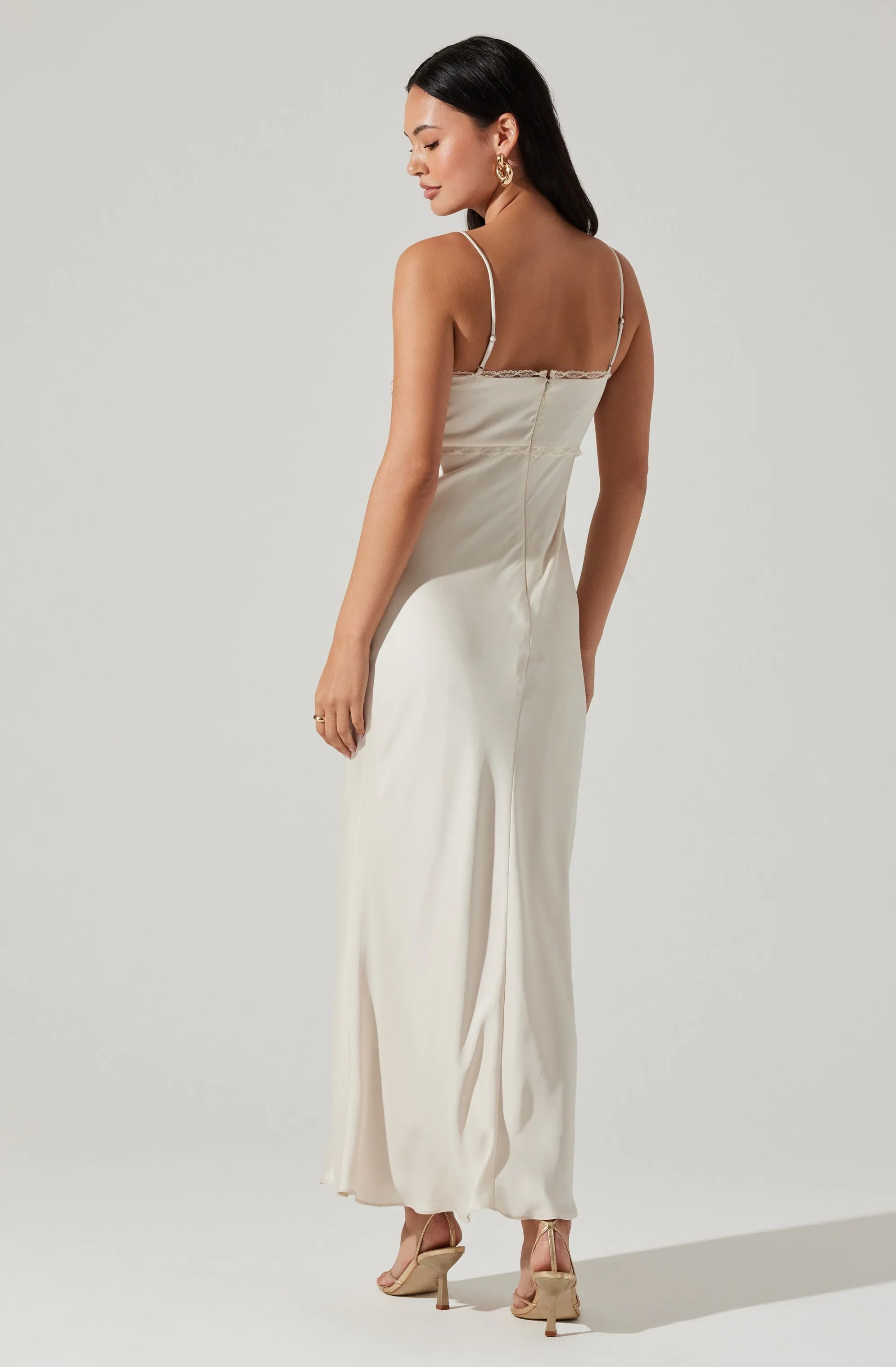 Florianne Satin Maxi Dress