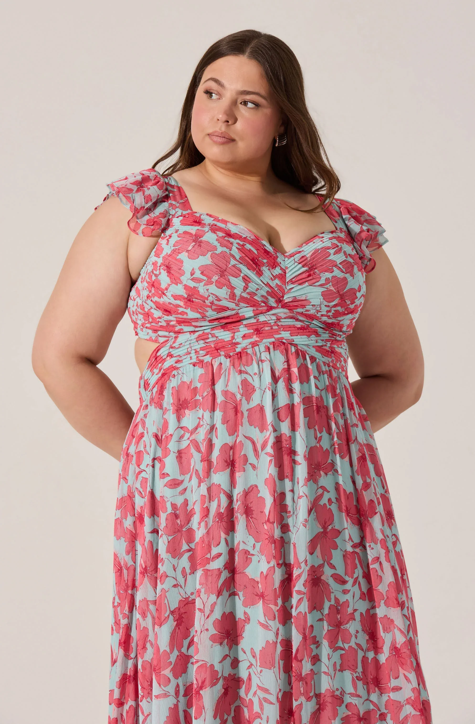 Primrose Floral Strappy Back Maxi Dress