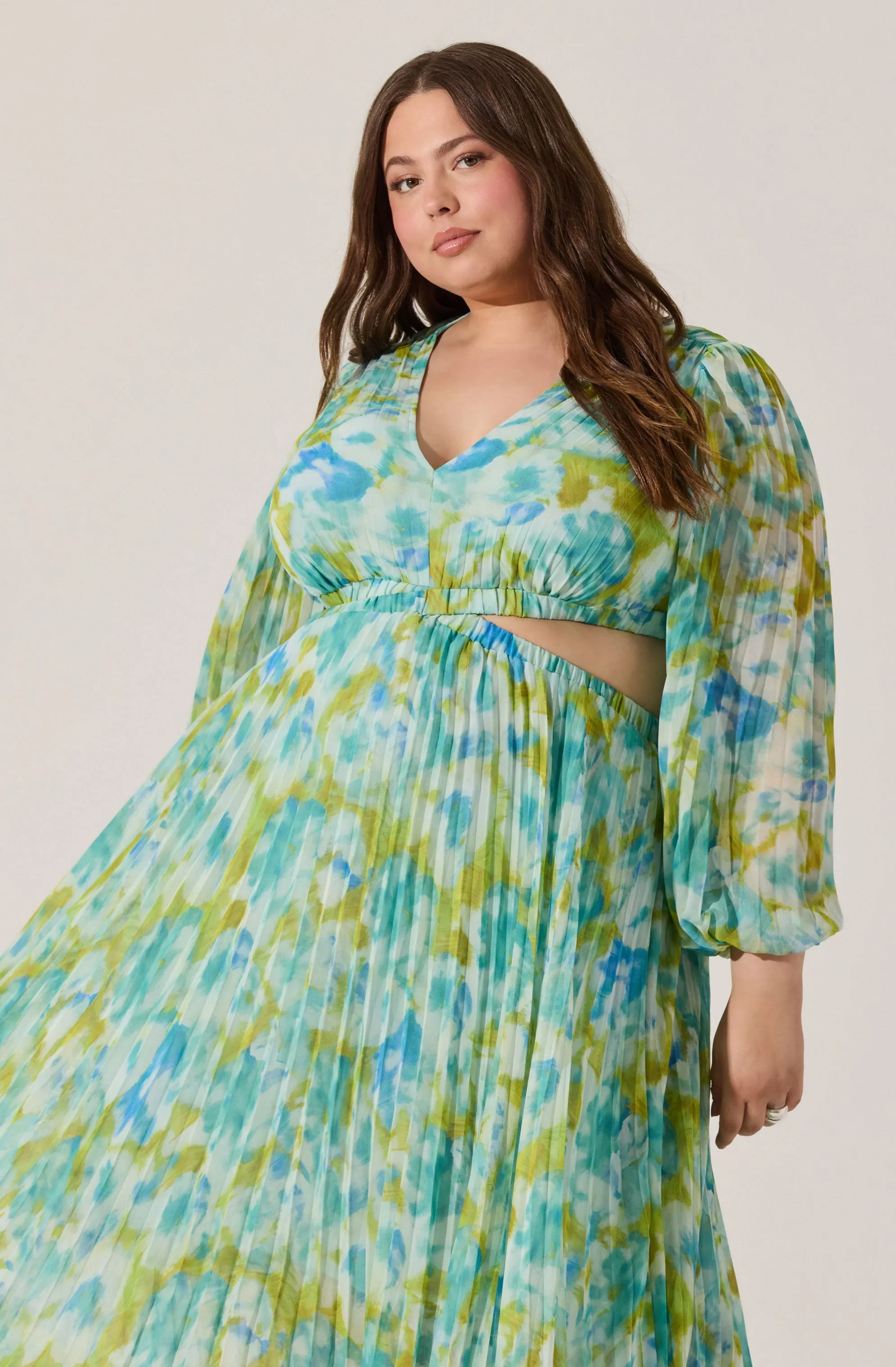 Revery Floral Long Sleeve Maxi Dress
