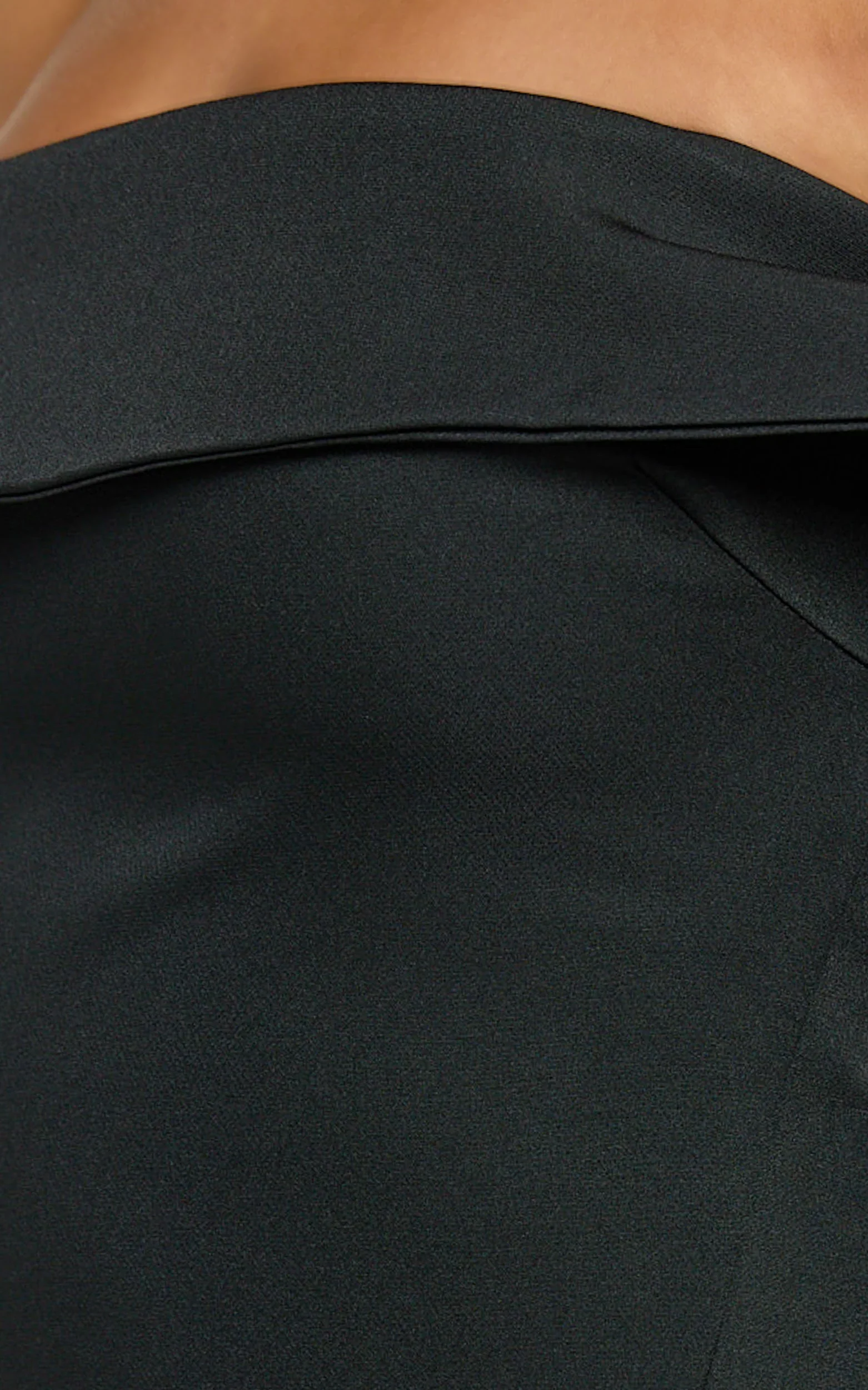 Cecilia Mini Dress Off Shoulder Tie Detail Dress in Black