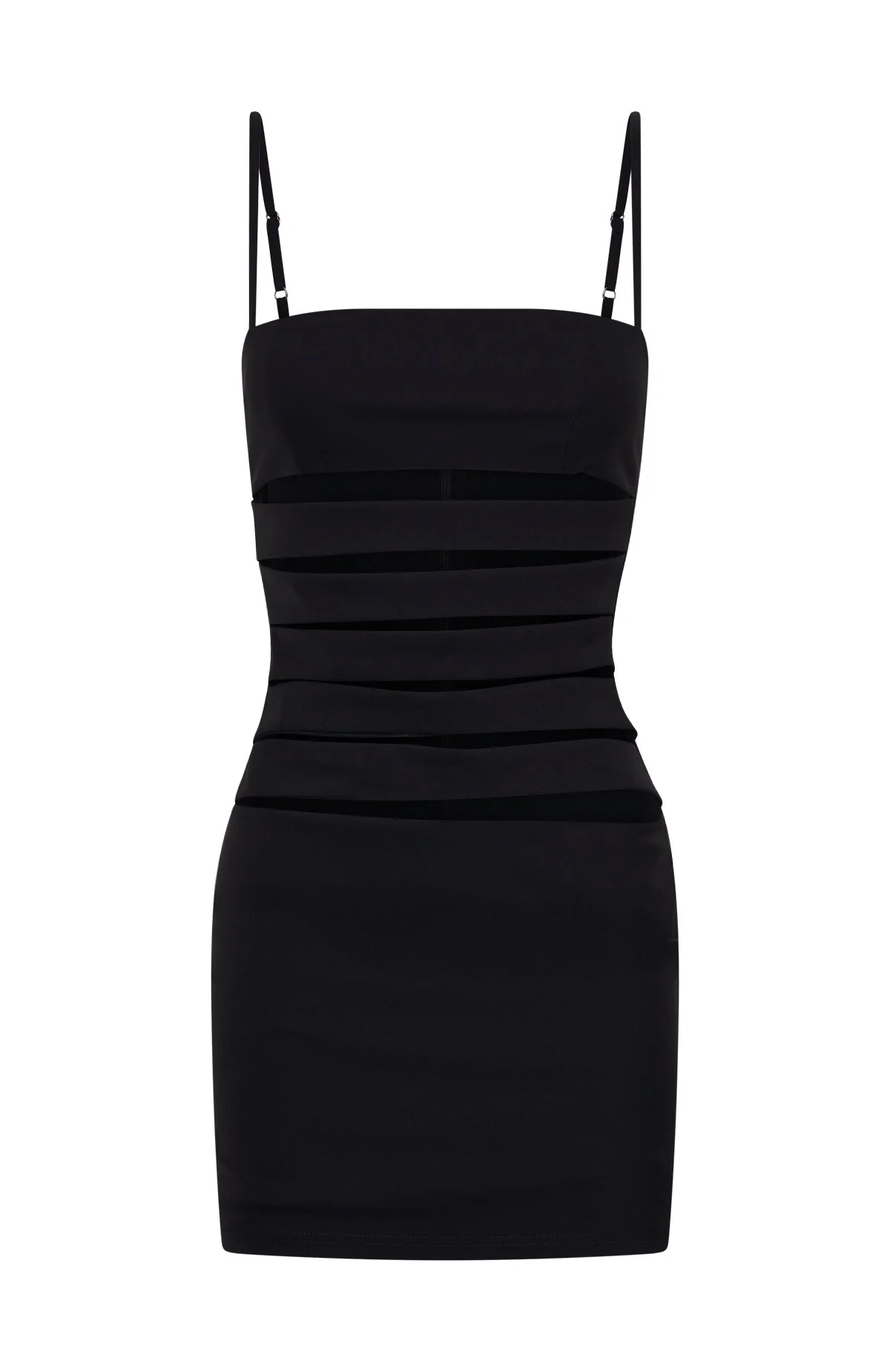 He Won't Hear This Mini Dress Black