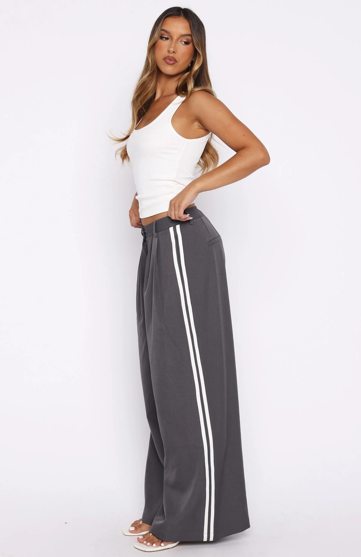 Don't Believe It Pants Charcoal