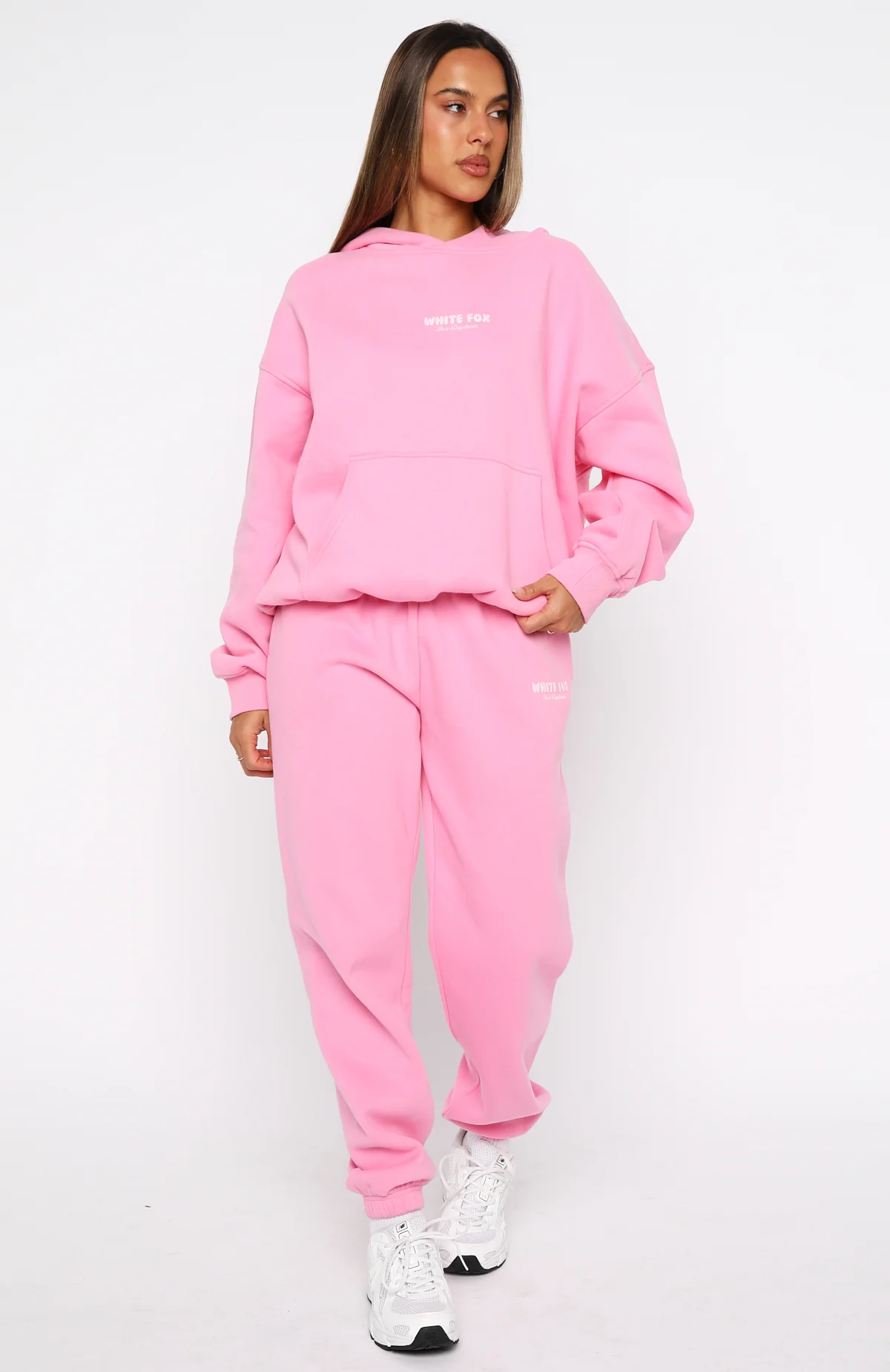 Daydreamers Nadia Oversized Hoodie Bubblegum