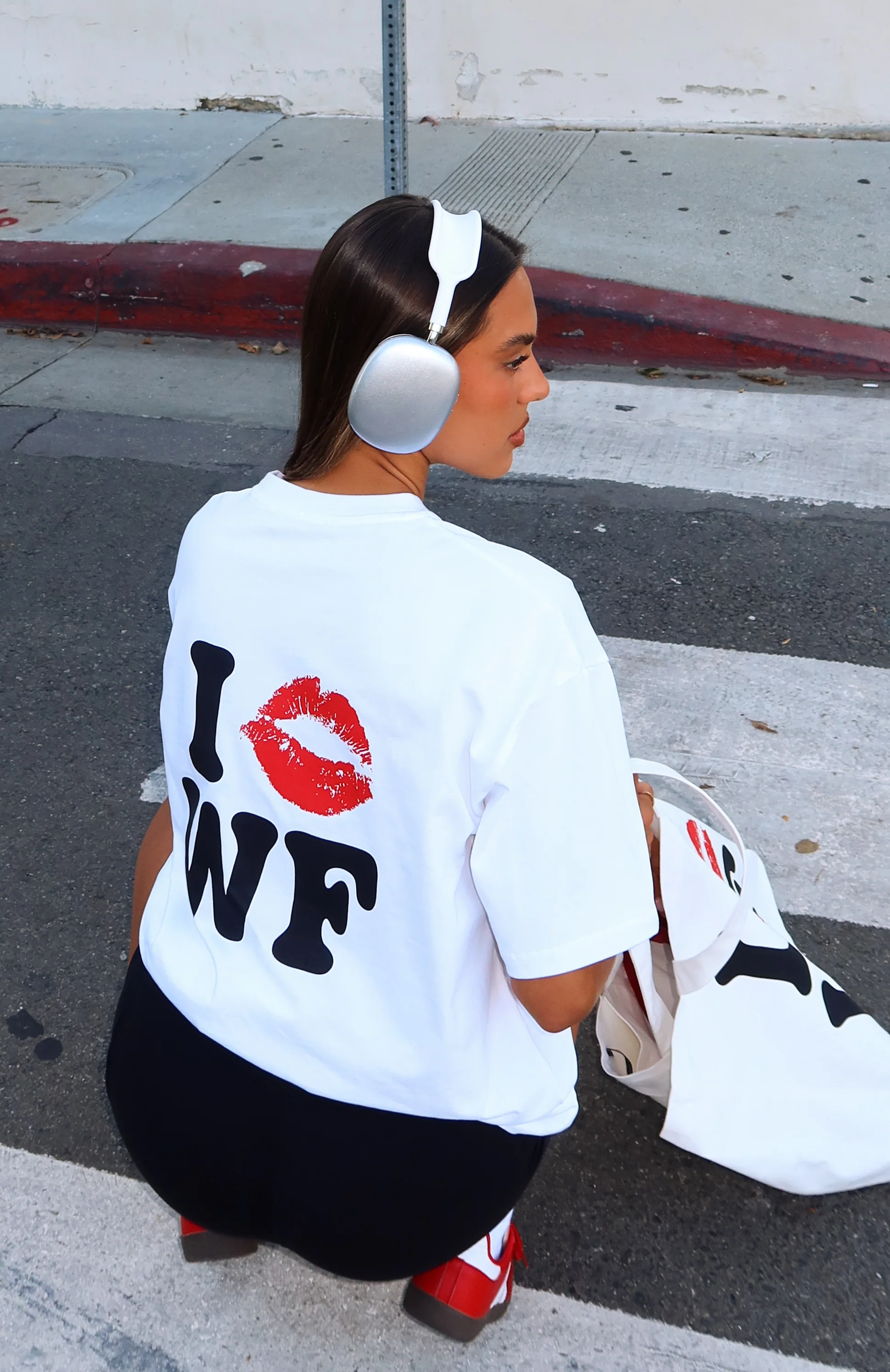 11th Street City Of Dreams Oversized Tee Frosting