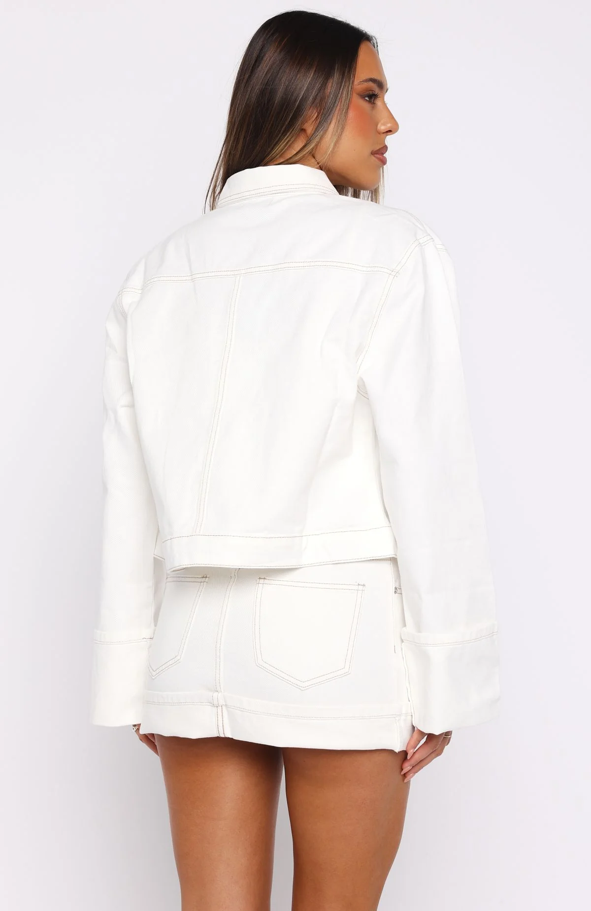 Charlotte Denim Jacket Off White
