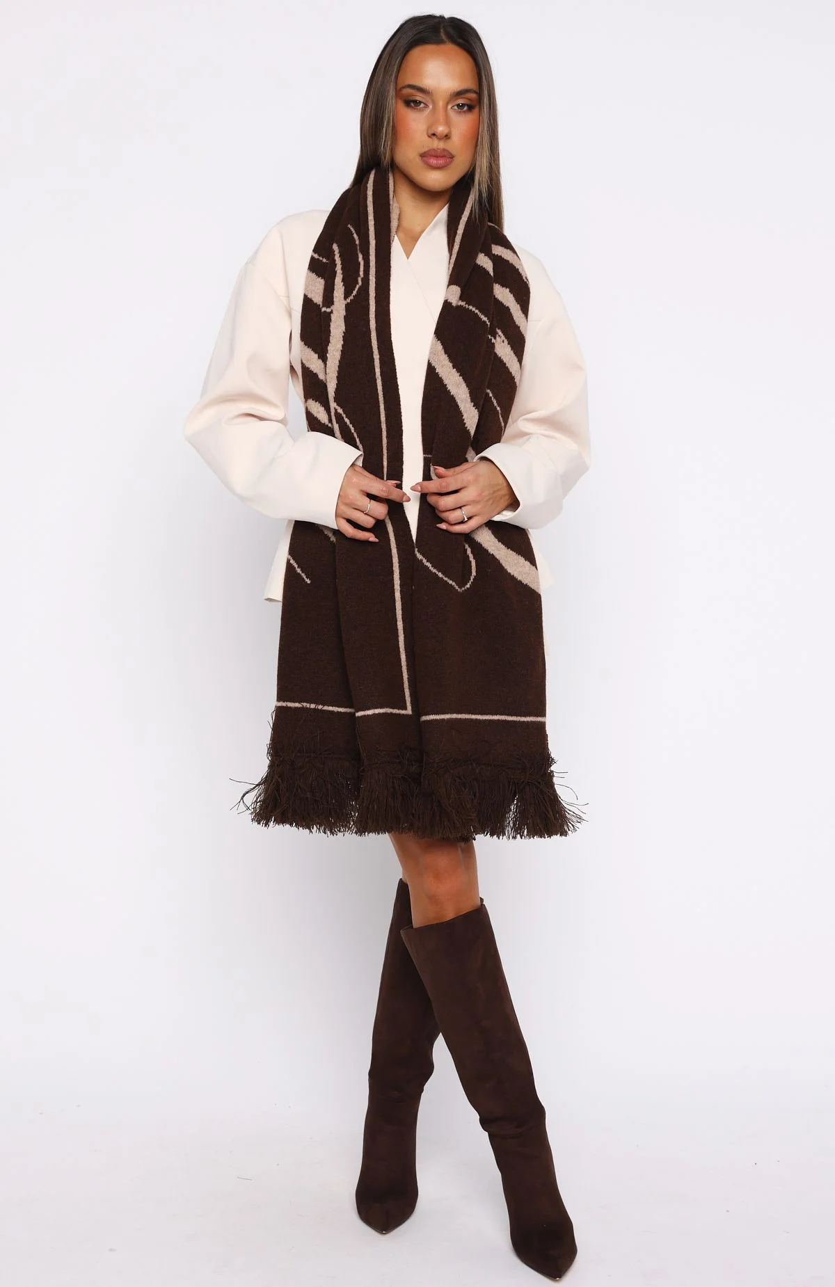 Aariya Scarf Chocolate