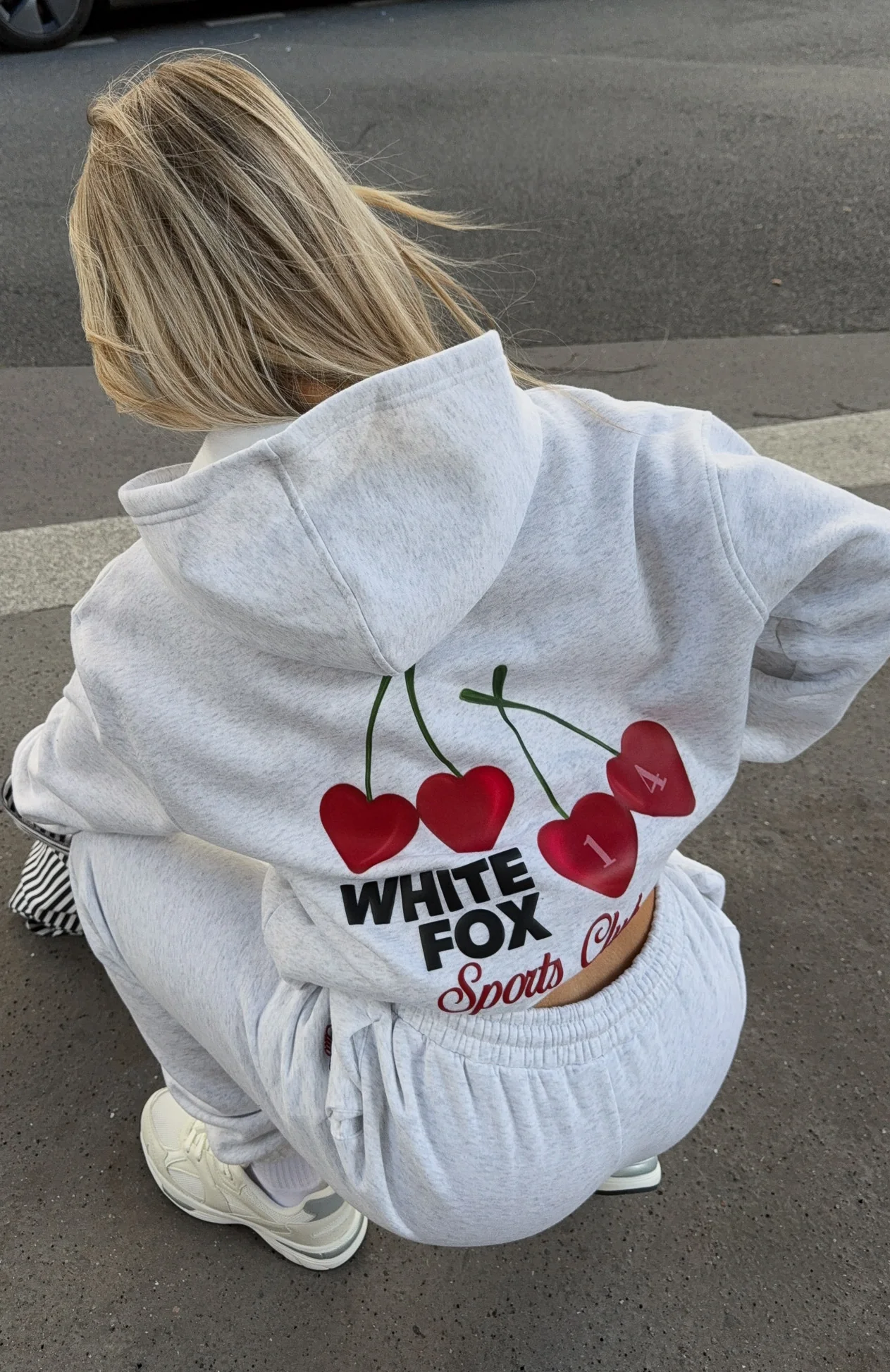 Club 14 Izzy Oversized Hoodie Grey Marle