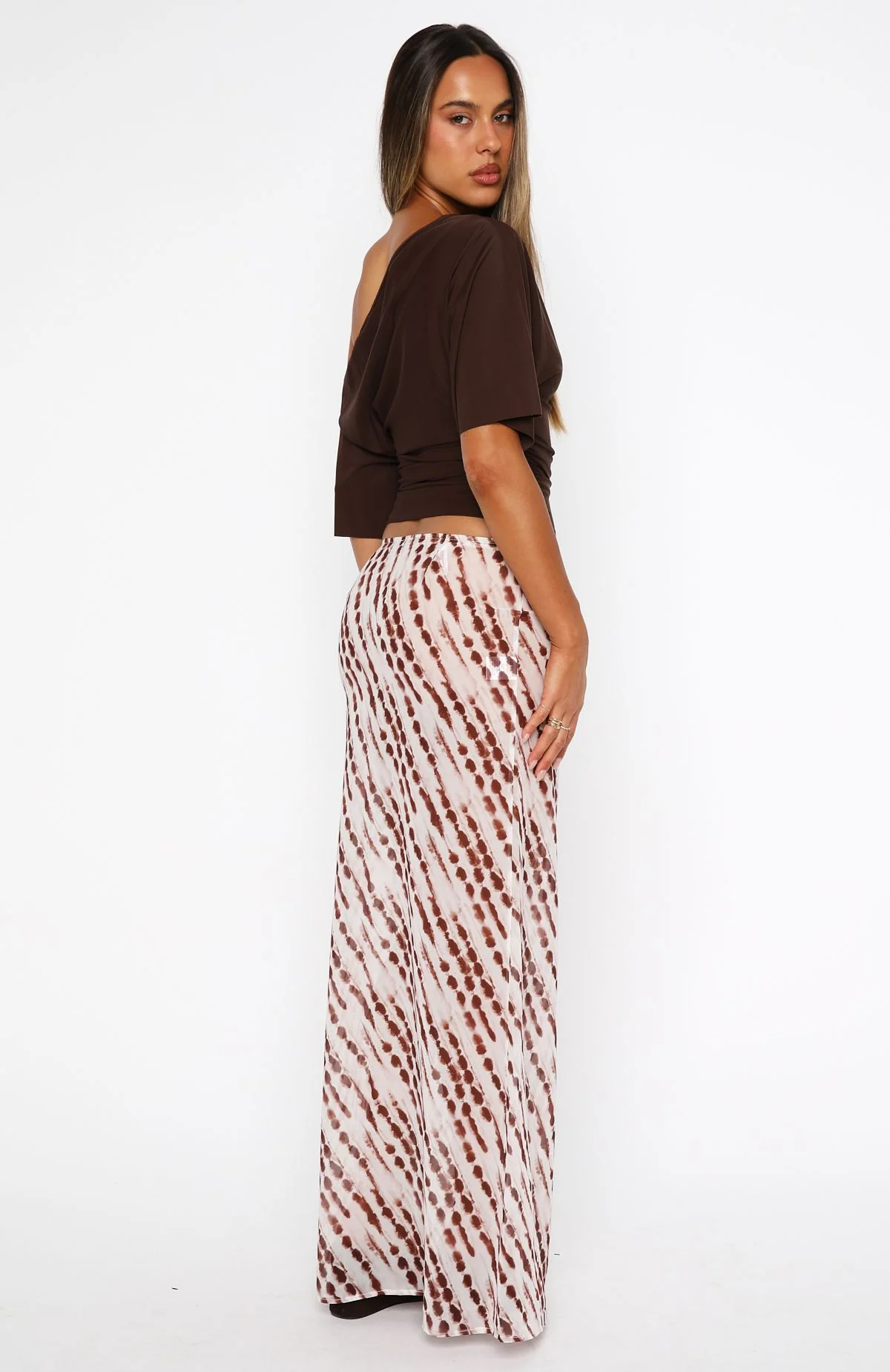 Sunday Strolls Maxi Skirt Espresso Mist