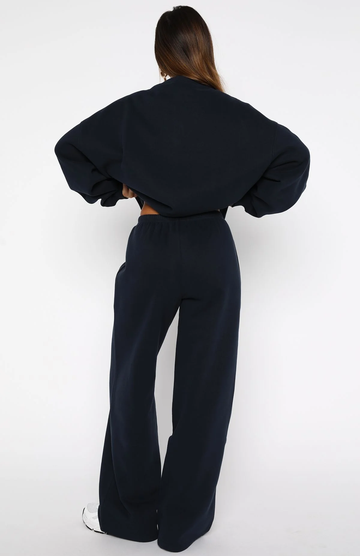 Test Drive Wide Leg Sweatpants Dark Navy