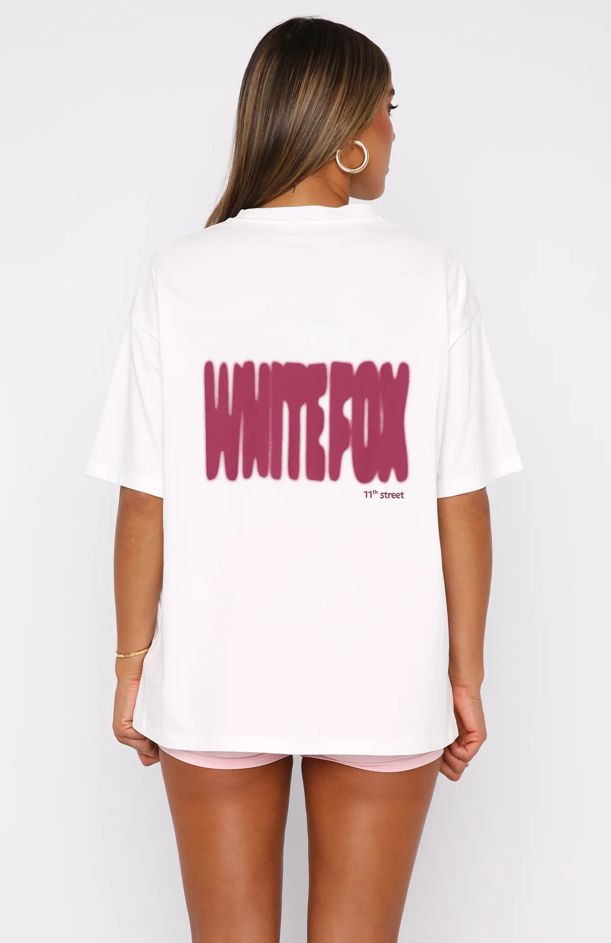 11th Street New York Or Nowhere Oversized Tee Berry Blast