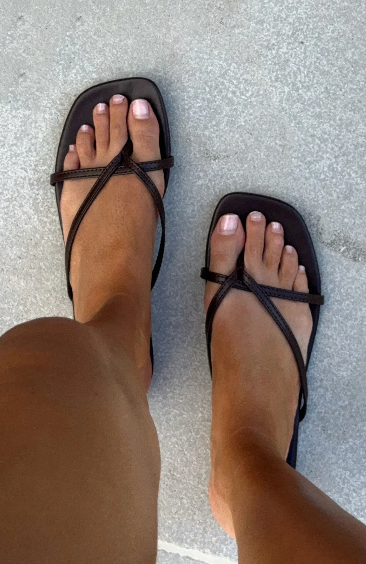 Ailani Thong Sandals Chocolate