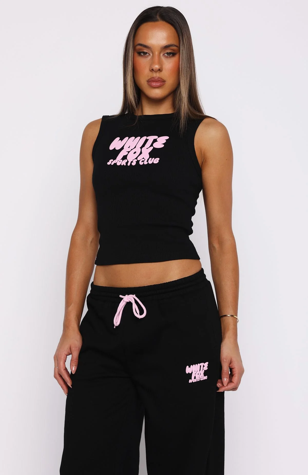 Club 14 Allie Tank Top Black